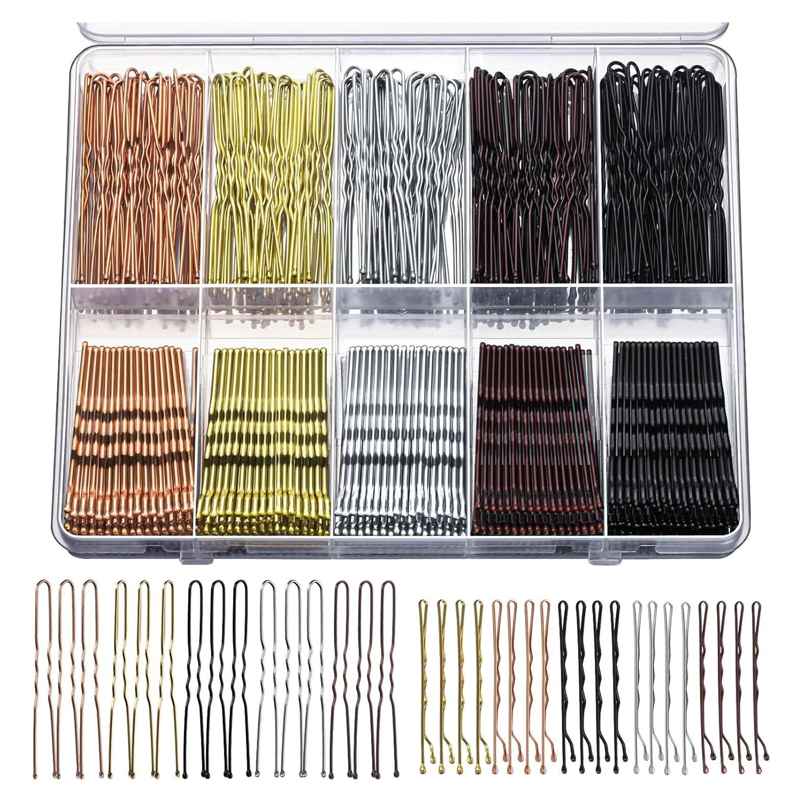 Conjunto de Horquillas YGDZ 400 Piezas para Cabello - 5 Colores