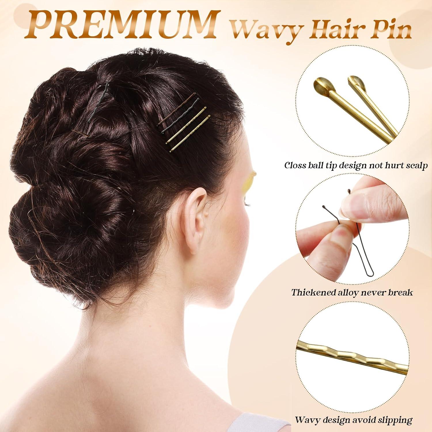 Tigeen 1200 Horquillas de Pelo a Granel 5 cm Sin Dolor