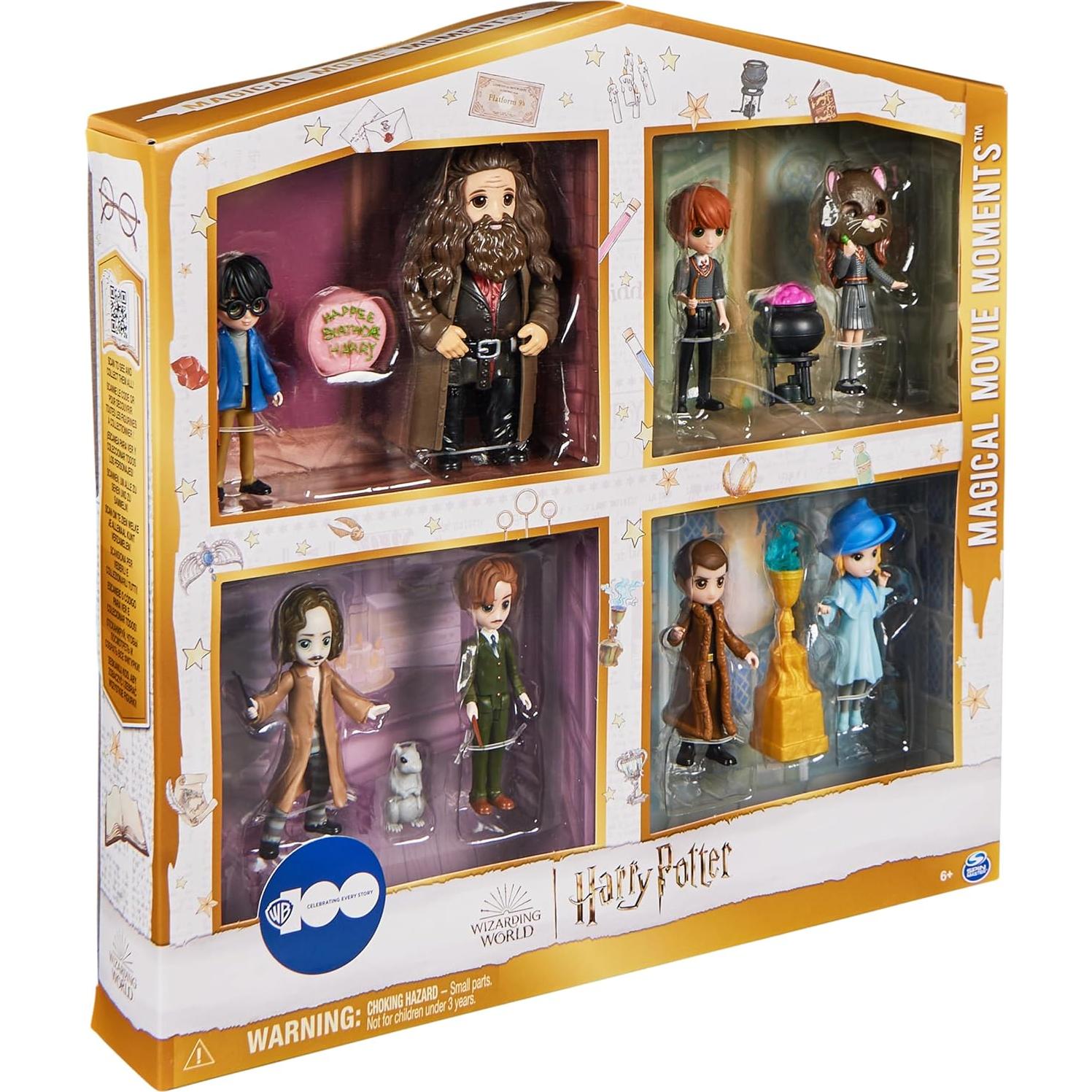 Set de Muñecas Harry Potter 100 Aniversario Spin Master - 8 Figuras y 5 Accesorios