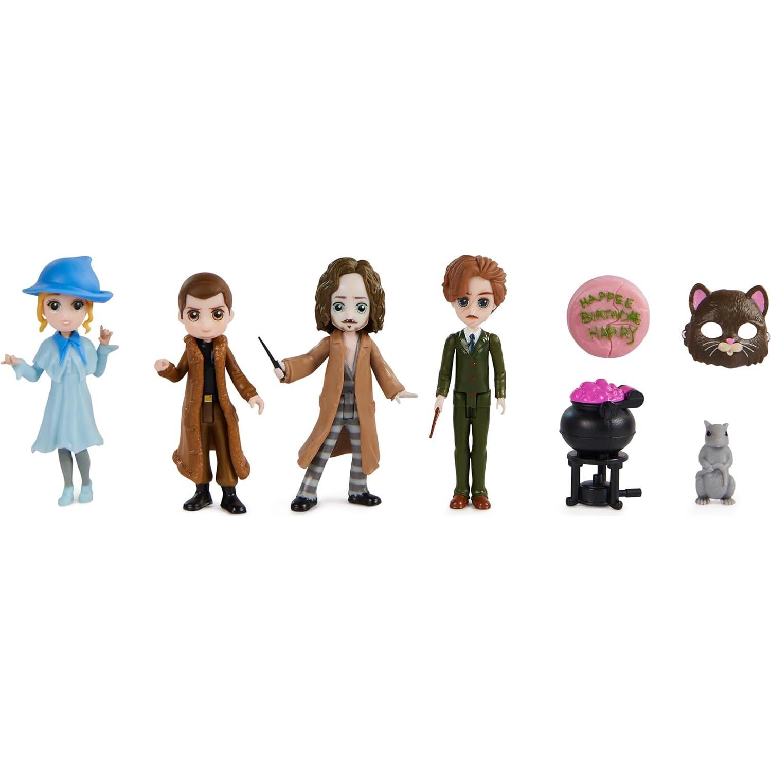 Set de Muñecas Harry Potter 100 Aniversario Spin Master - 8 Figuras y 5 Accesorios