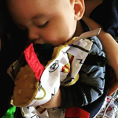 Manta Sensorial Crinkle Baby Jack 20x20 cm Suave Mago