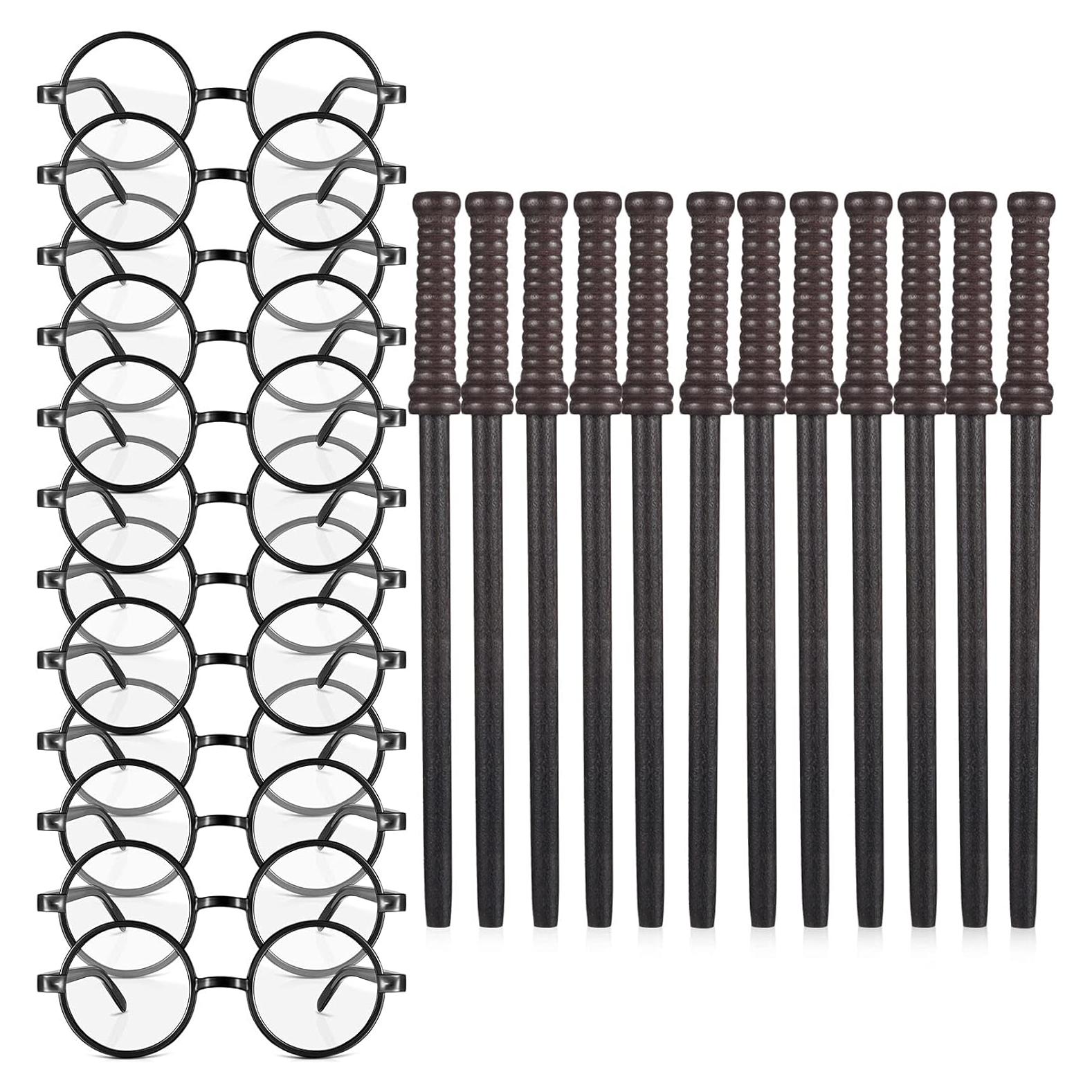 Juego de 24 Piezas Lápices de Varita y Gafas Outus