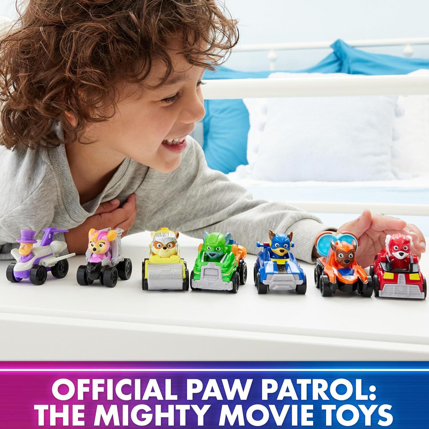 Conjunto de Vehículos Paw Patrol - 7 Autos y Alcalde Humdinger