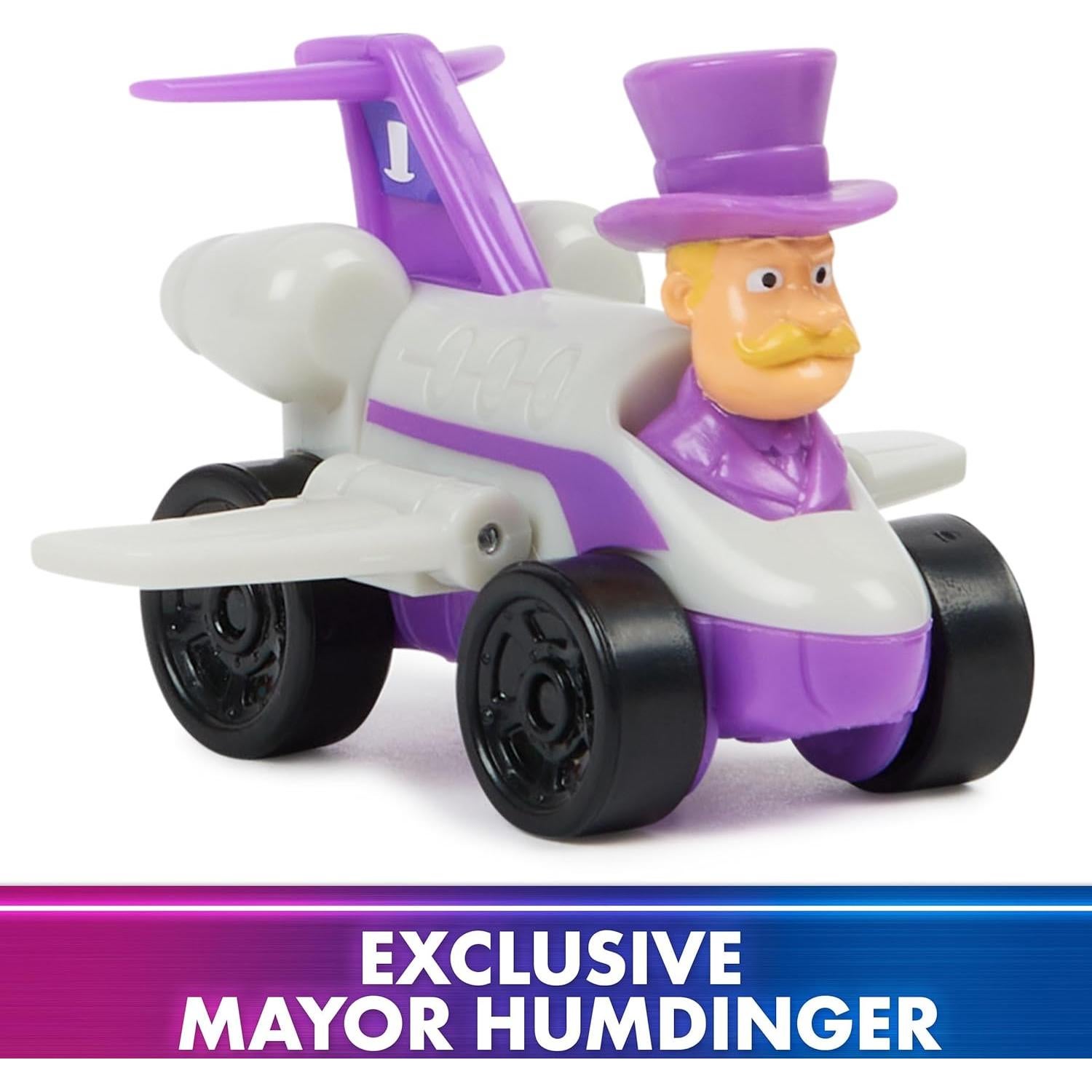 Conjunto de Vehículos Paw Patrol - 7 Autos y Alcalde Humdinger