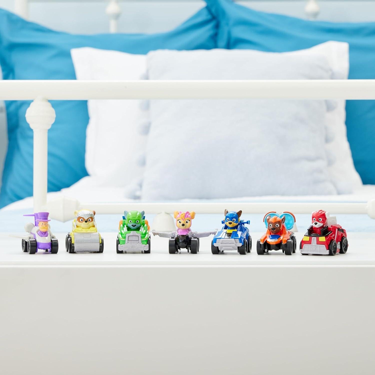 Conjunto de Vehículos Paw Patrol - 7 Autos y Alcalde Humdinger