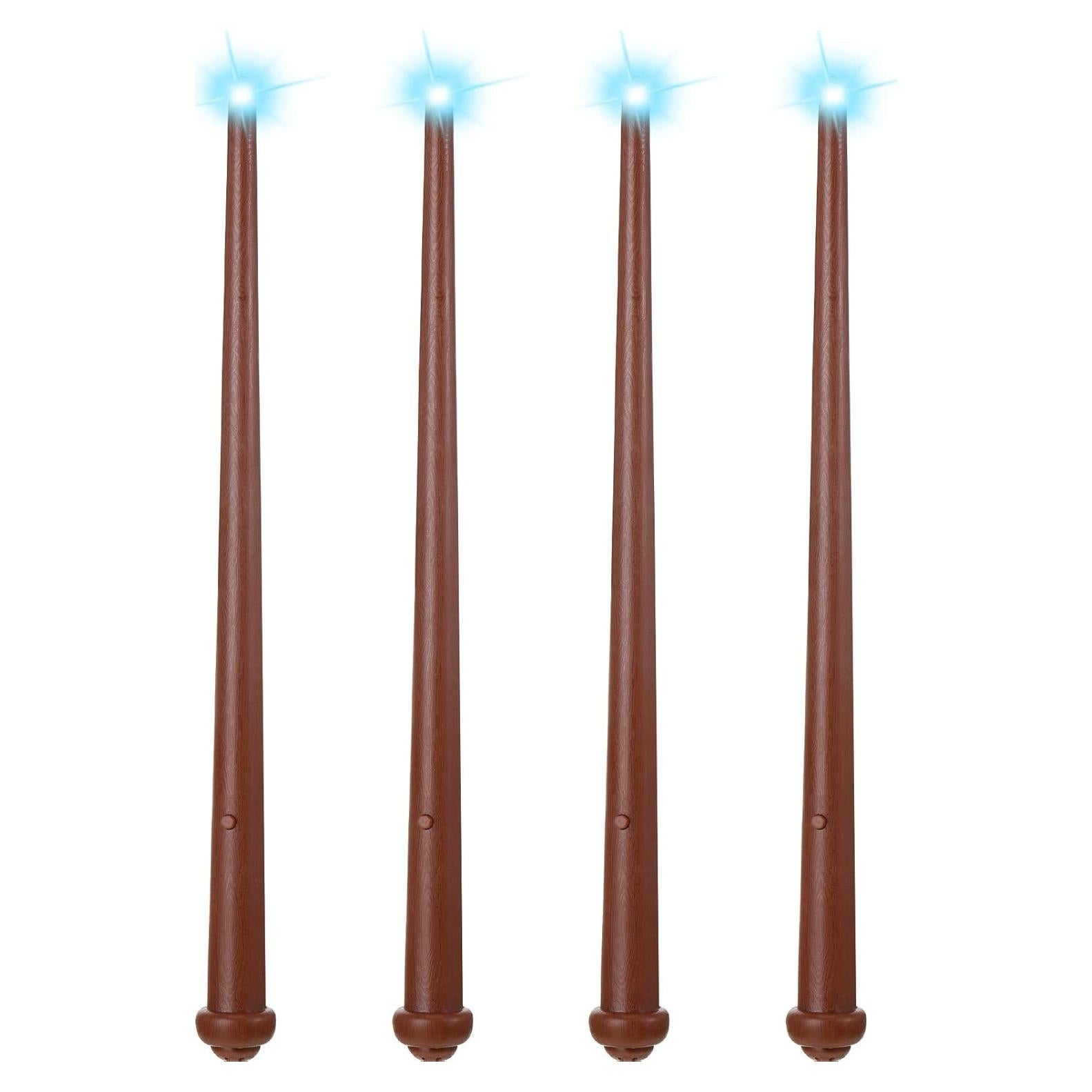 4 Varitas Mágicas Iluminadas con Luz y Sonido Sumind