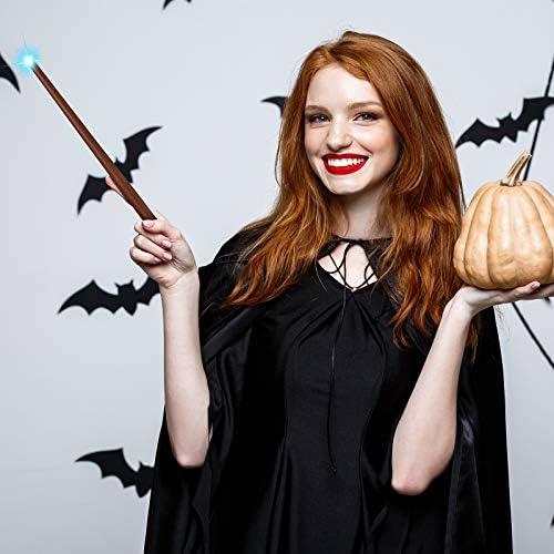 4 Varitas Mágicas Iluminadas con Luz y Sonido Sumind