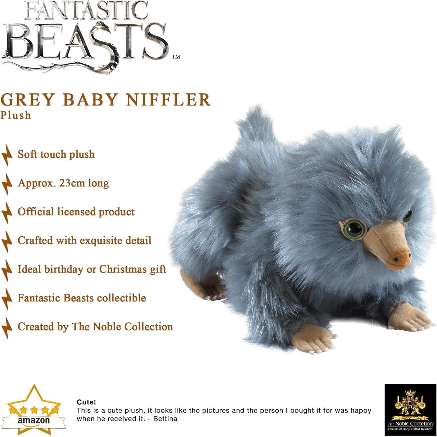 Peluche Bebé Niffler La Colección Noble 24 cm Gris