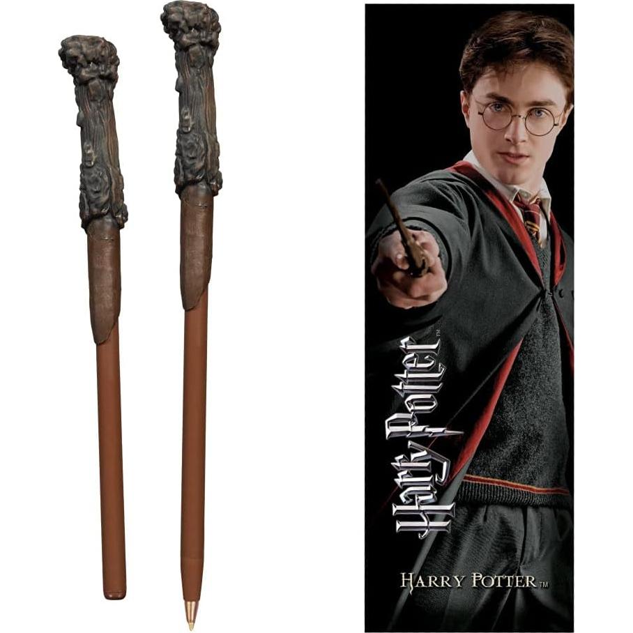 Pluma y Marcador de Varita Harry Potter Colección Noble