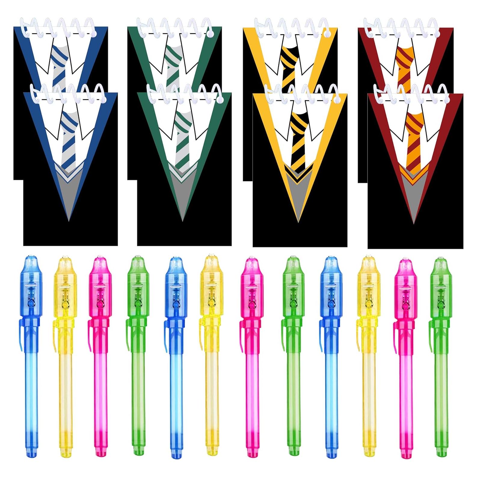 Set Fiesta Mágica 24 Pcs: Bolígrafos Tinta Invisible + Mini Blocs