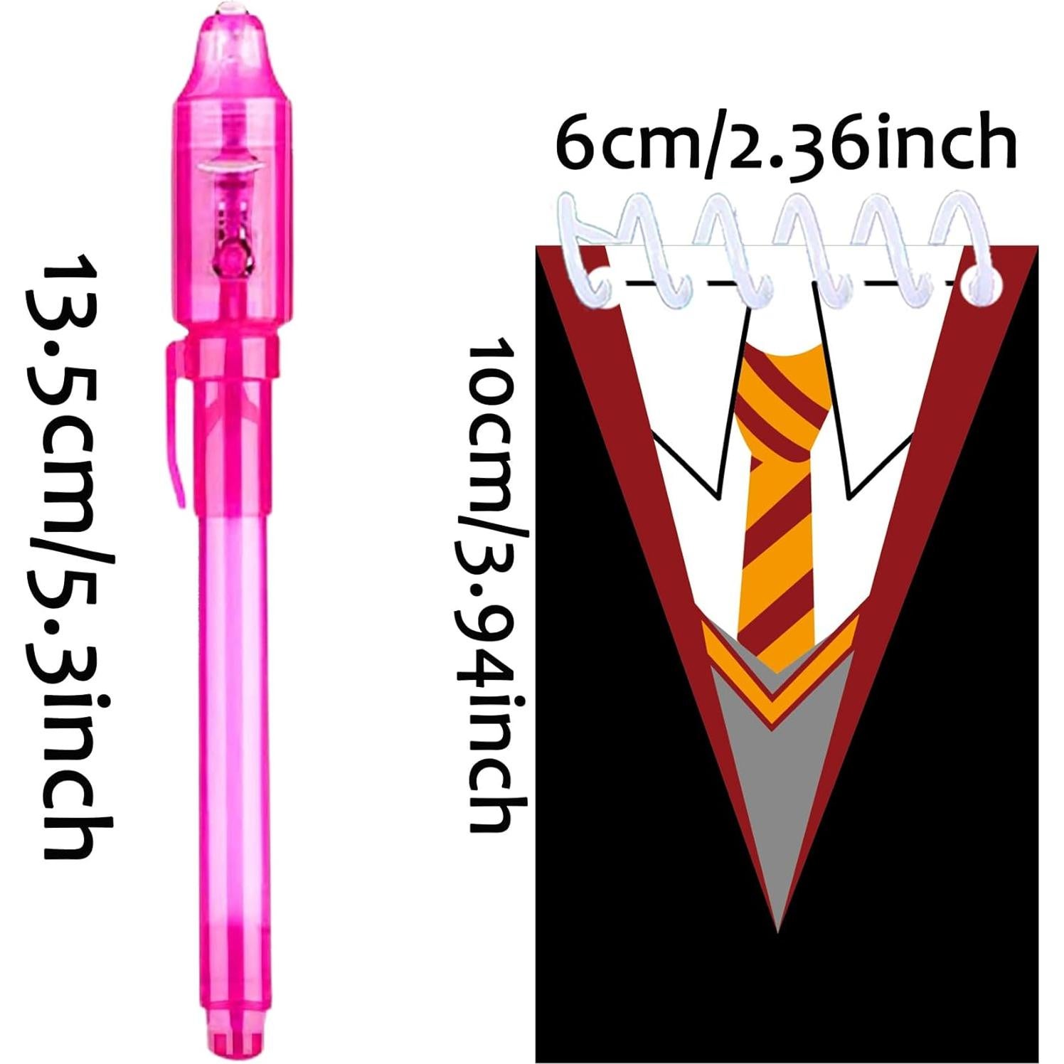 Set Fiesta Mágica 24 Pcs: Bolígrafos Tinta Invisible + Mini Blocs