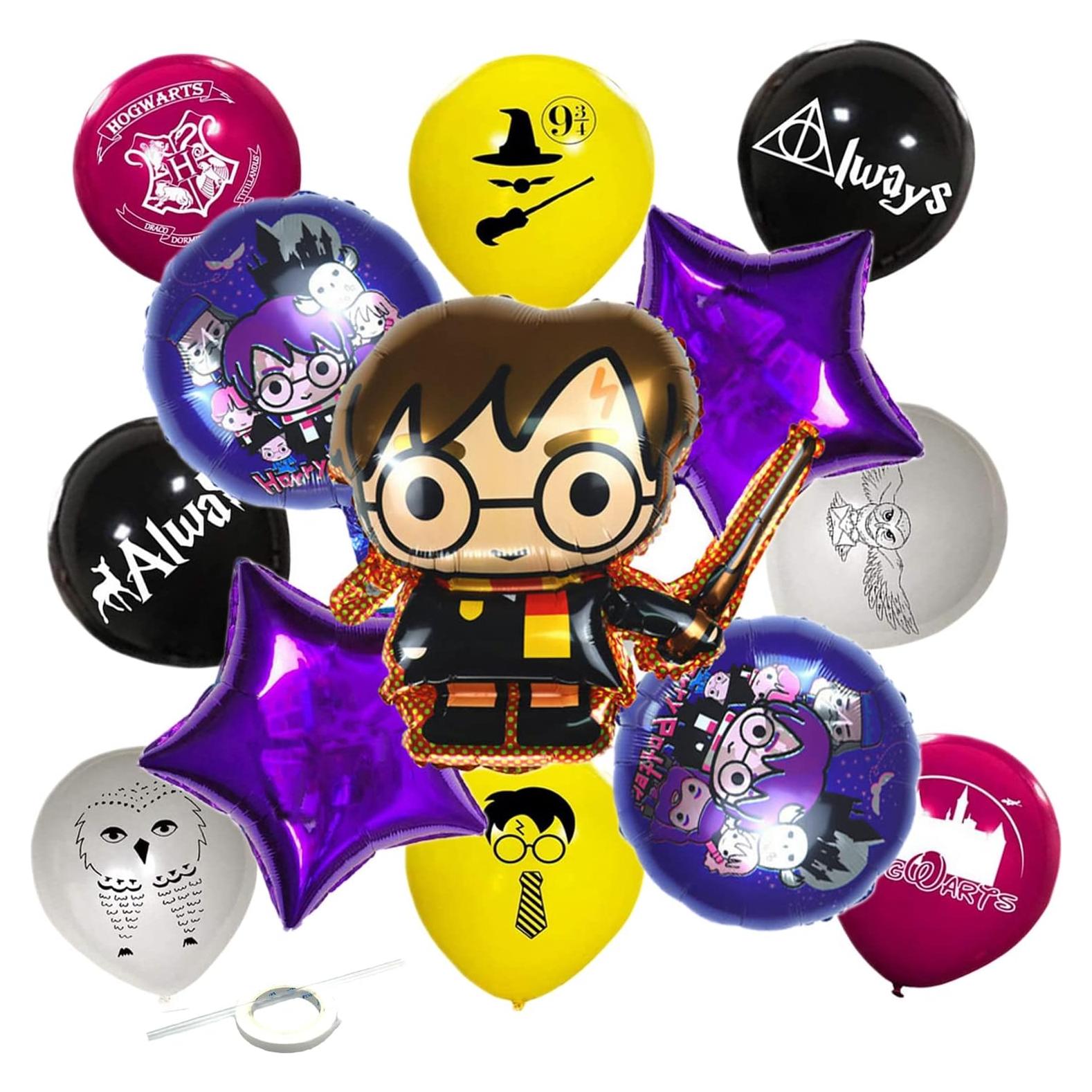 Globos de Fiesta Harry Potter 13 Piezas Gzkkkkx