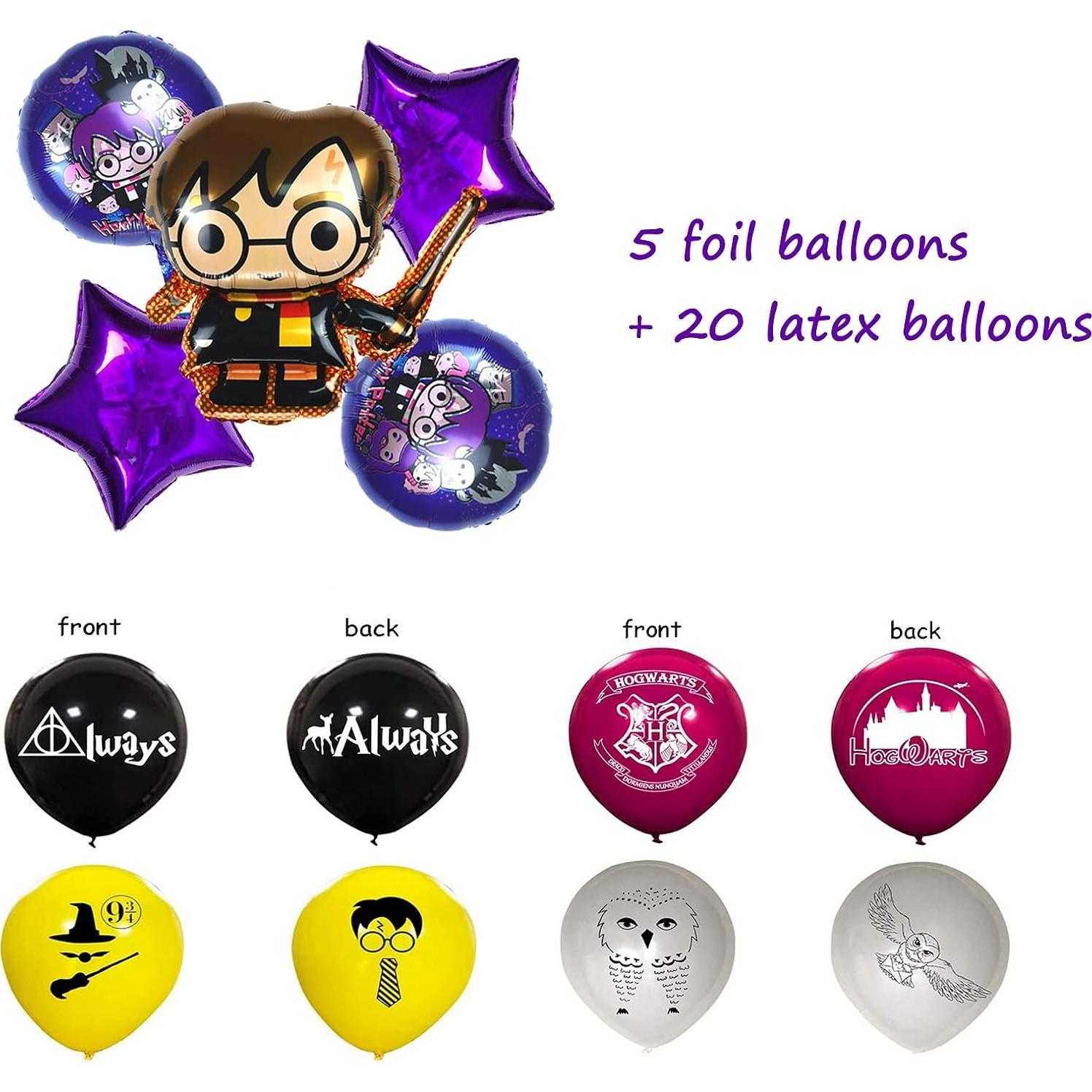 Globos de Fiesta Harry Potter 13 Piezas Gzkkkkx