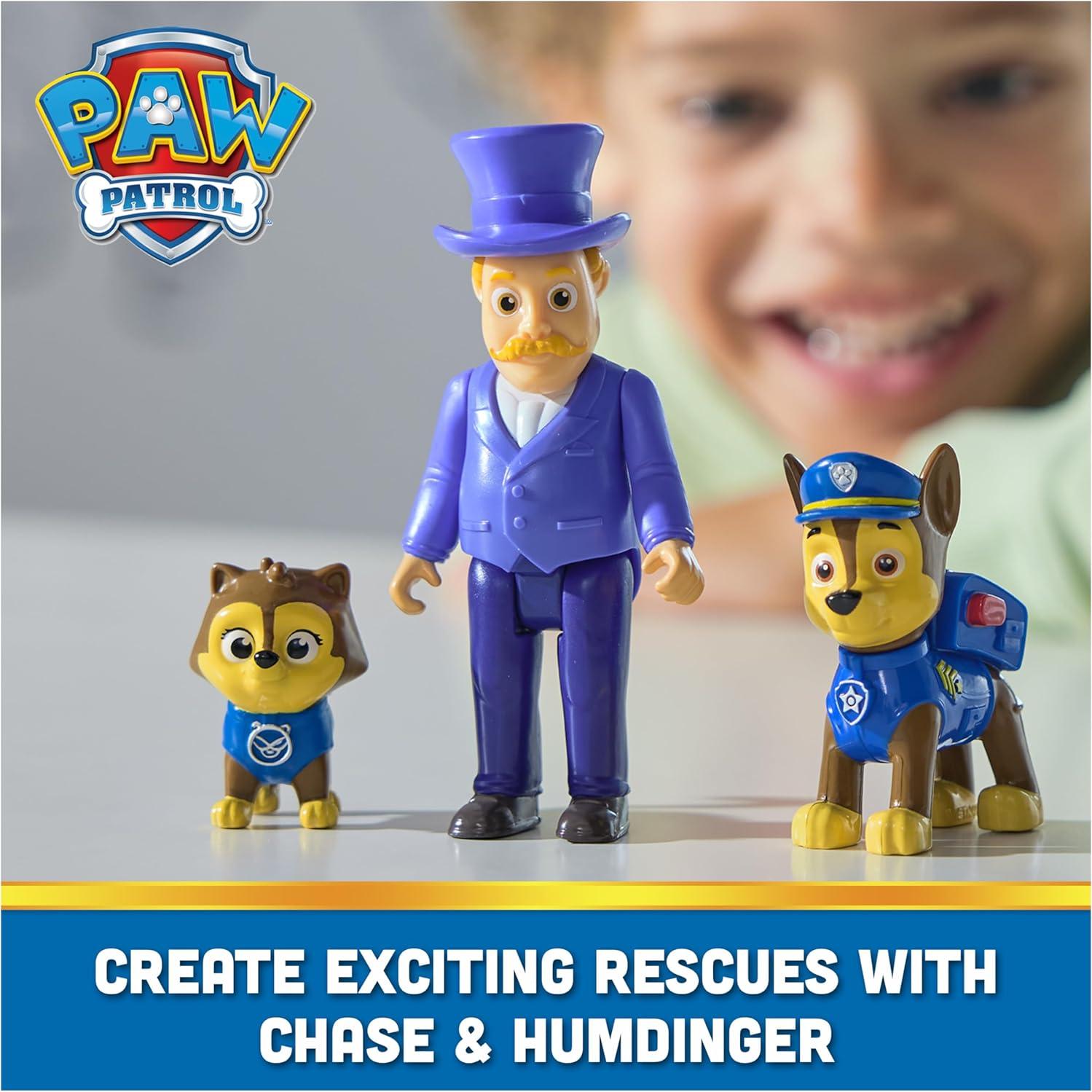 Conjunto de Figuras Paw Patrol Chase y Humdinger 3+ Años