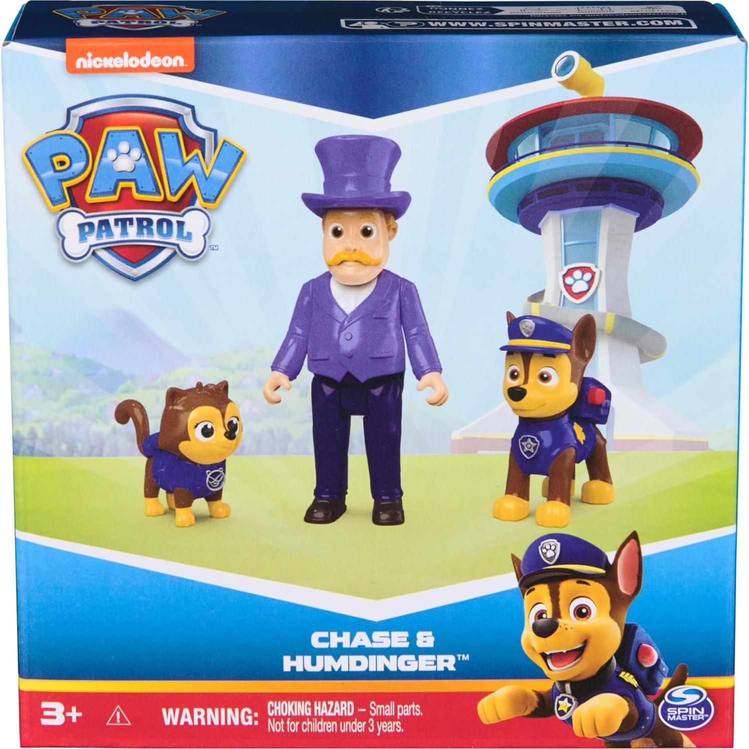 Conjunto de Figuras Paw Patrol Chase y Humdinger 3+ Años