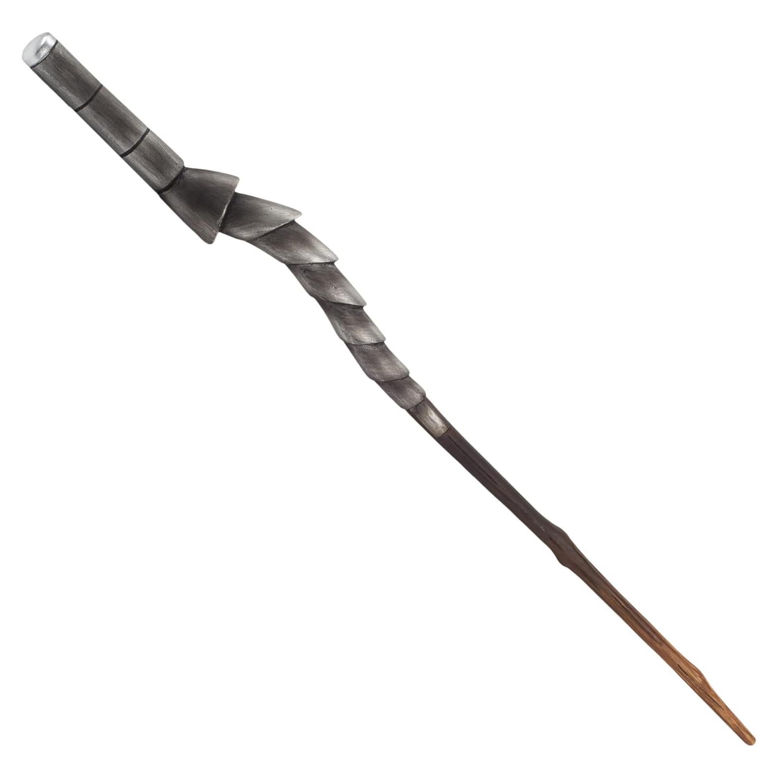 Varita Mágica Jardín de Cabaña Gris Pizarra 34.93 cm Resina