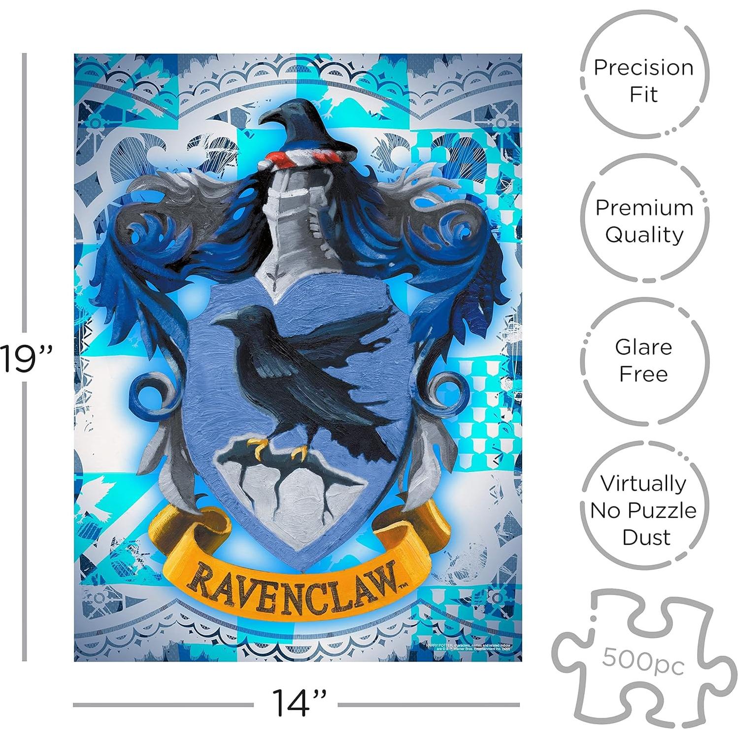 Rompecabezas 500 Piezas AQUARIUS Escudo Ravenclaw 48x35cm
