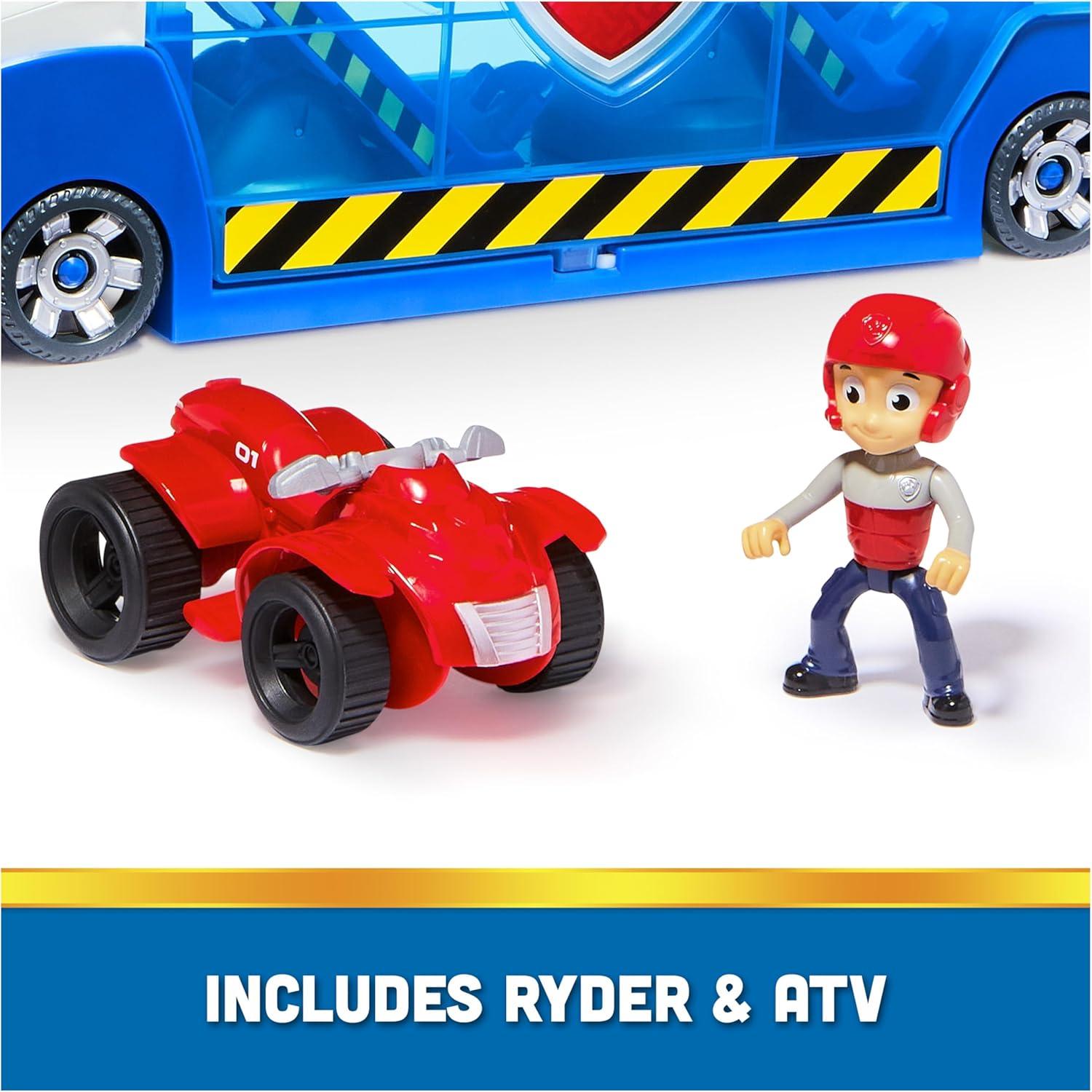 Vehículo Patroller PAW Spin Master con Ryder y ATV 55,88 cm