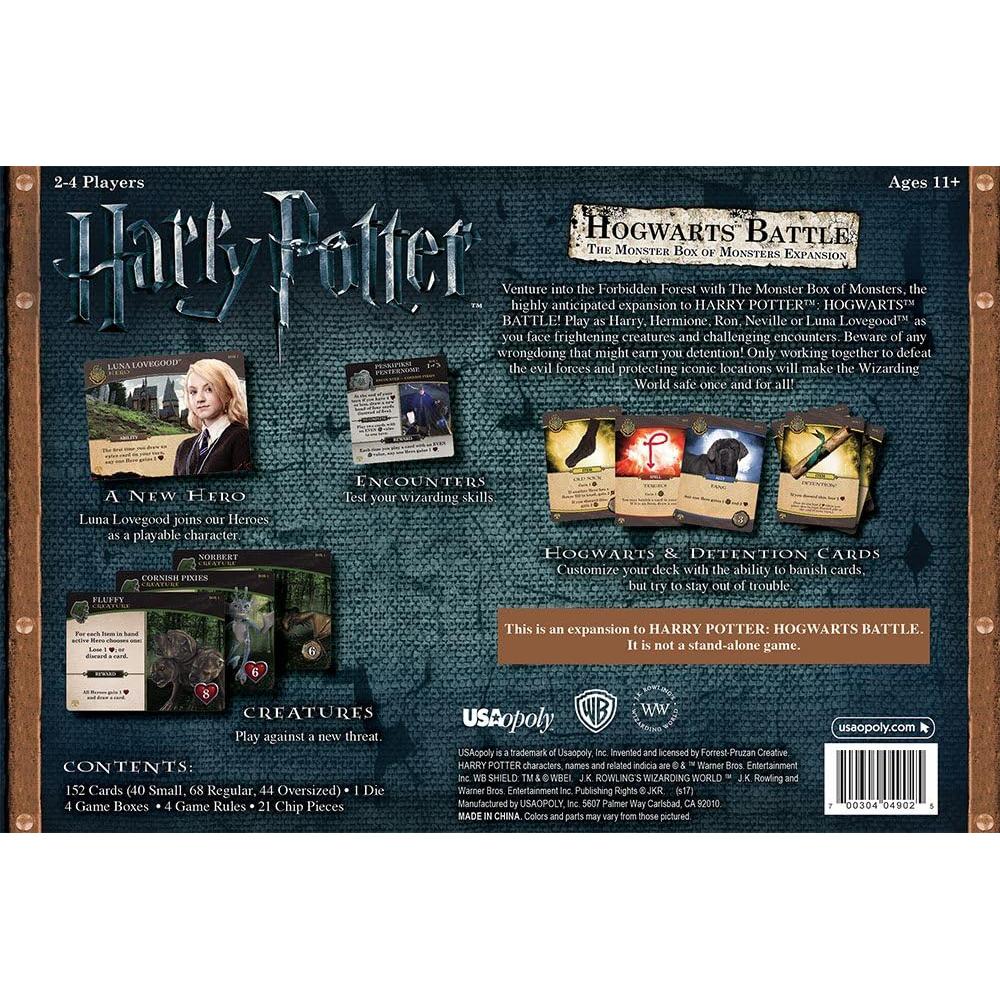 Expansión Juego de Cartas Hogwarts Battle - Caja de Monstruos