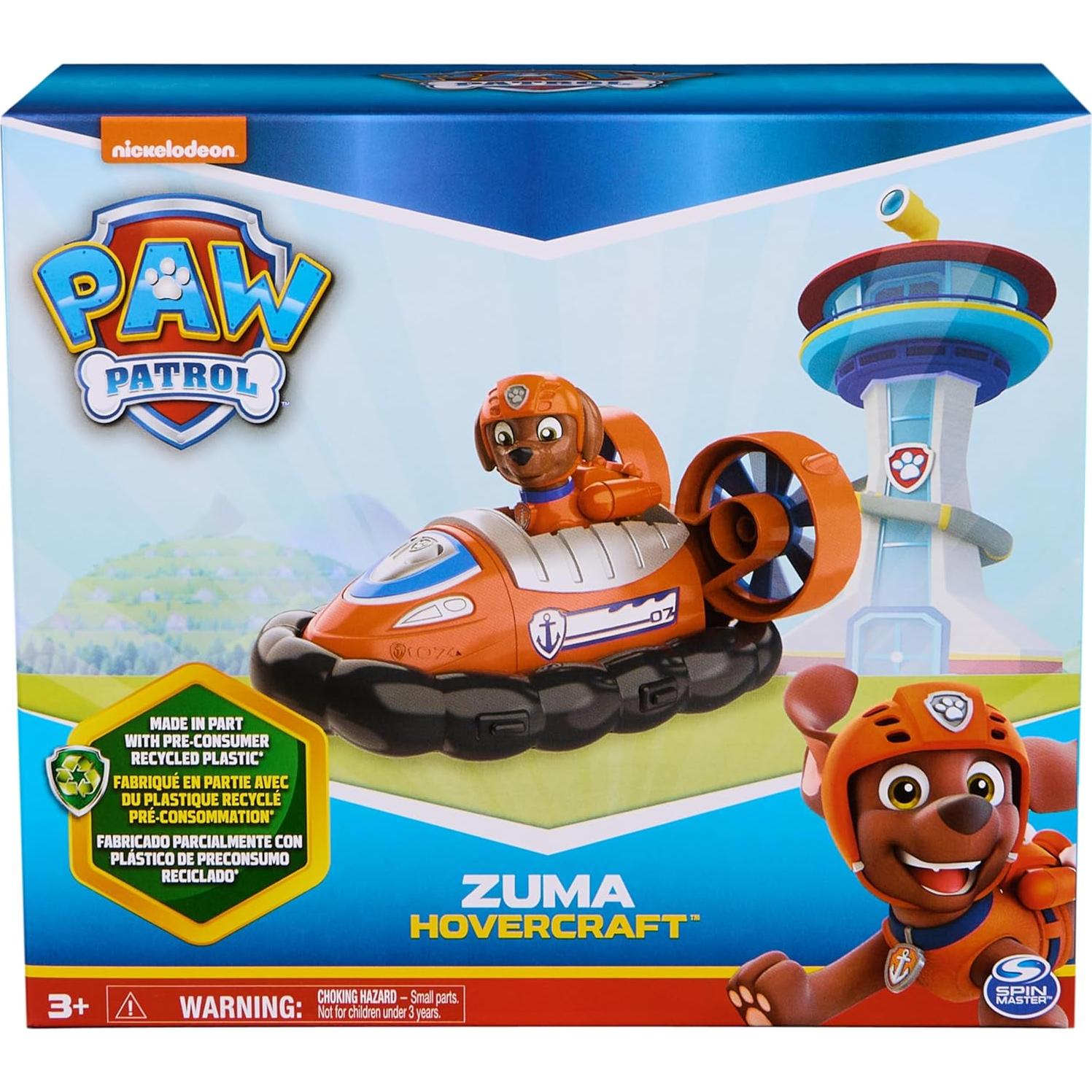 Hovercraft Zuma PAW Patrol con Figura Coleccionable 17.4cm