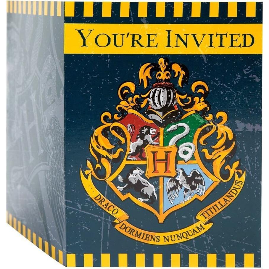 Invitaciones de Fiesta Harry Potter - 8 Unidades - Unique Party Favors