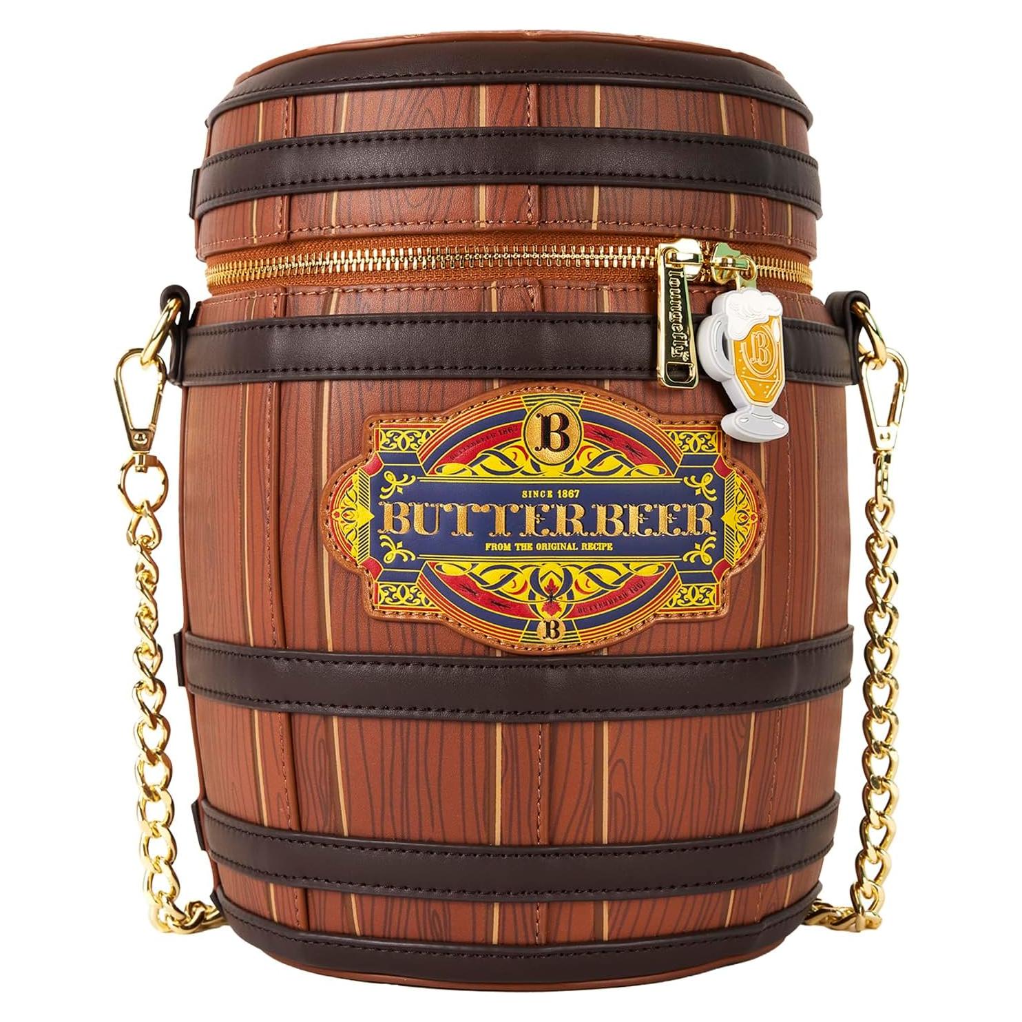 Bolso Cruzado Barrel Cerveza Mantequilla Loungefly 24.6x19x19cm