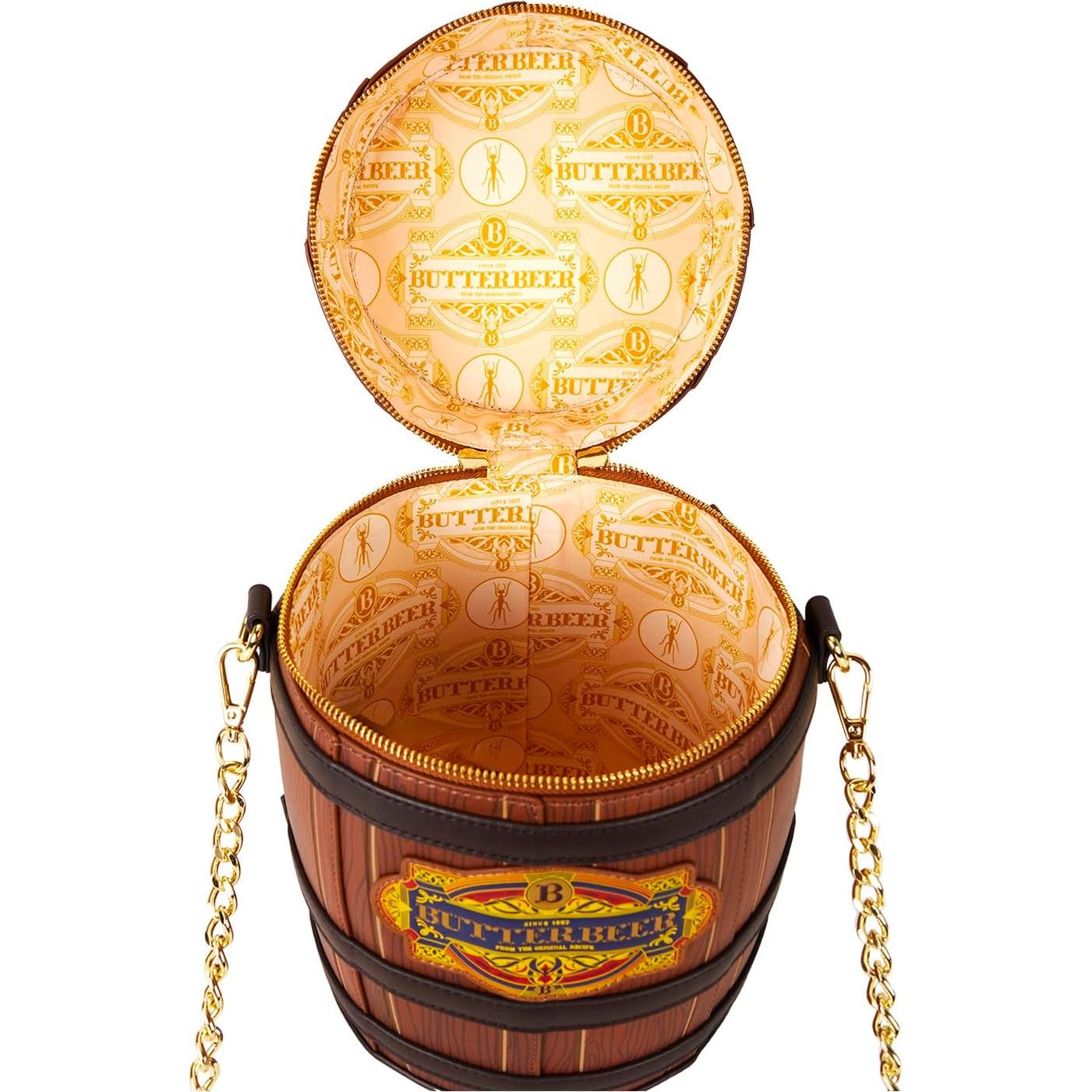 Bolso Cruzado Barrel Cerveza Mantequilla Loungefly 24.6x19x19cm