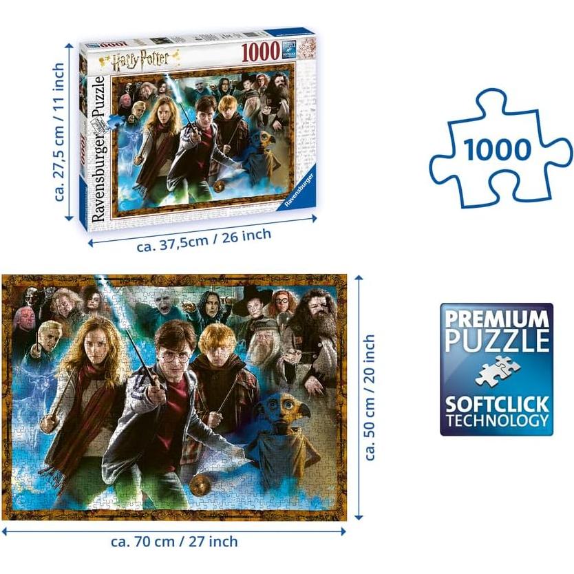 Rompecabezas Ravensburger Harry Potter 1000 Piezas Adultos