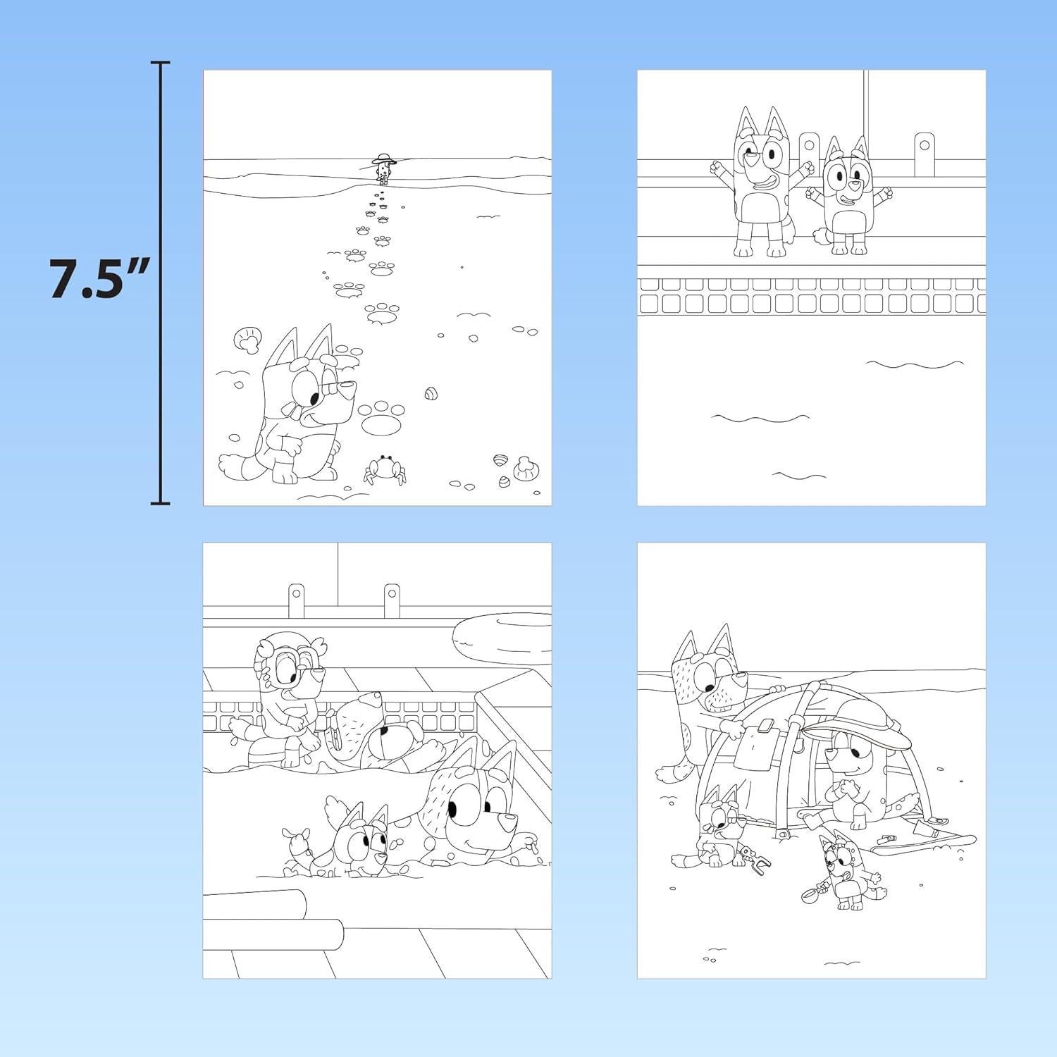 Bloc de Arte Aqua Horizon Group USA Bluey 15.24x19.05 cm