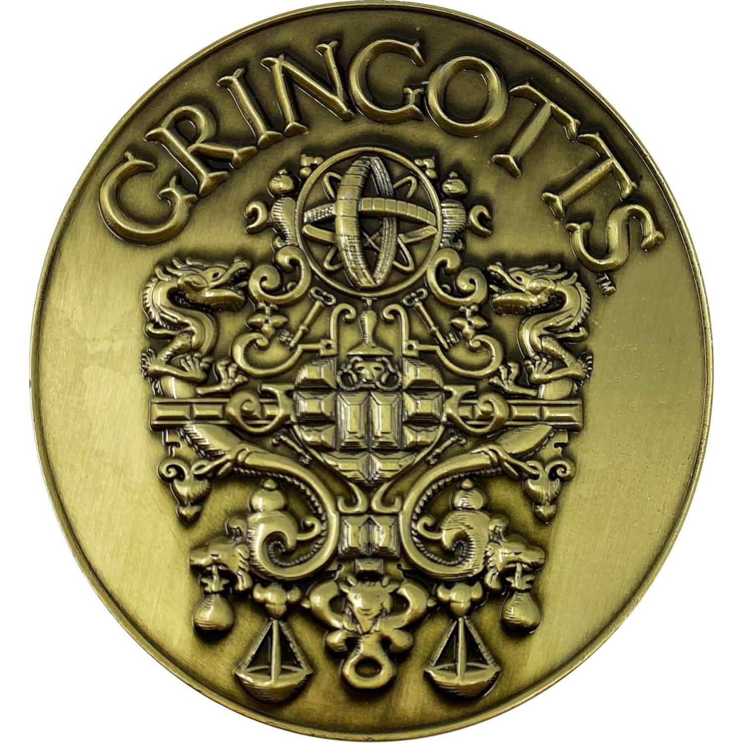 Réplica de Metal Medallón Banco Gringotts Fanattik 24cm