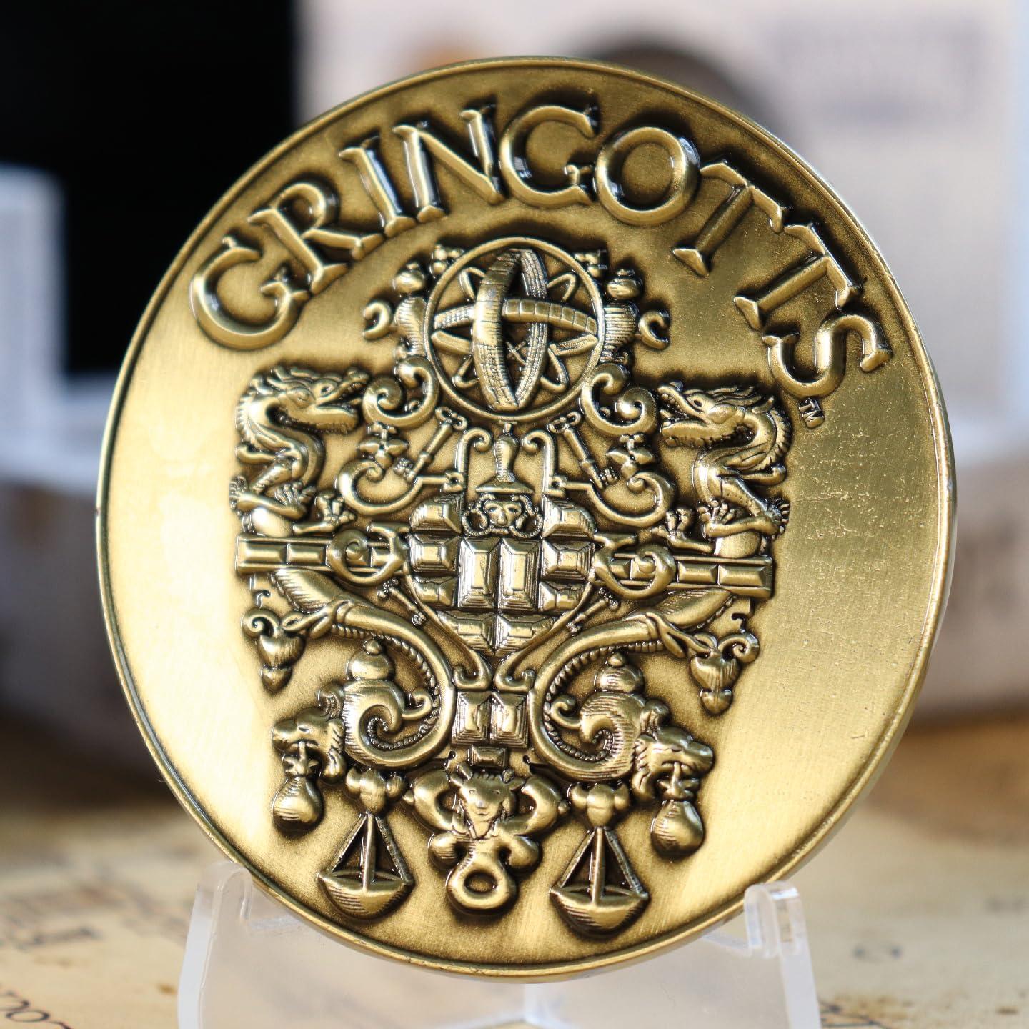 Réplica de Metal Medallón Banco Gringotts Fanattik 24cm