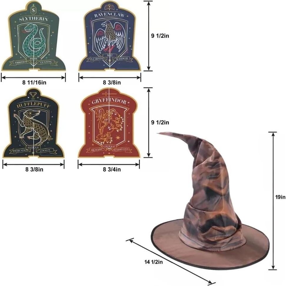 Centro de Mesa 3D Harry Potter Amscan - 5 Piezas