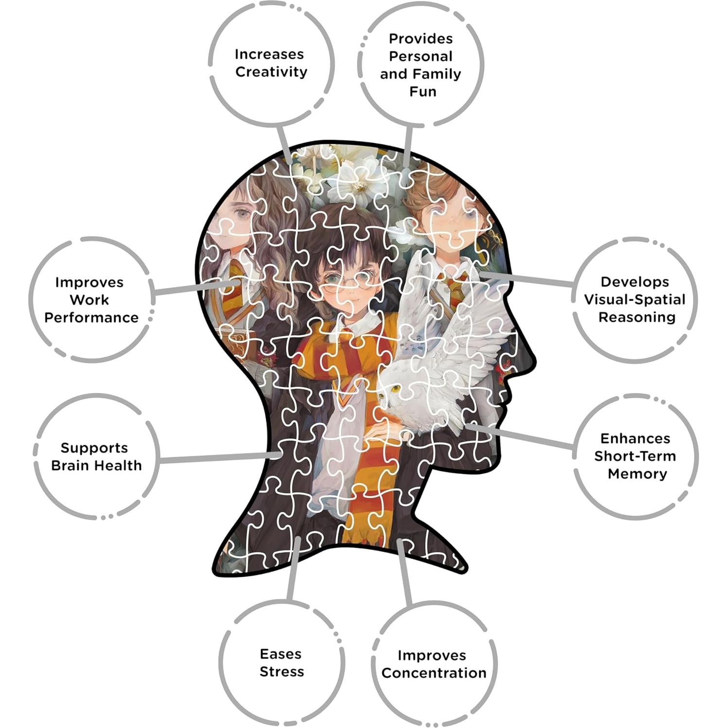 Rompecabezas Harry Potter 1000 Piezas AQUARIUS 50.8x71.1 cm