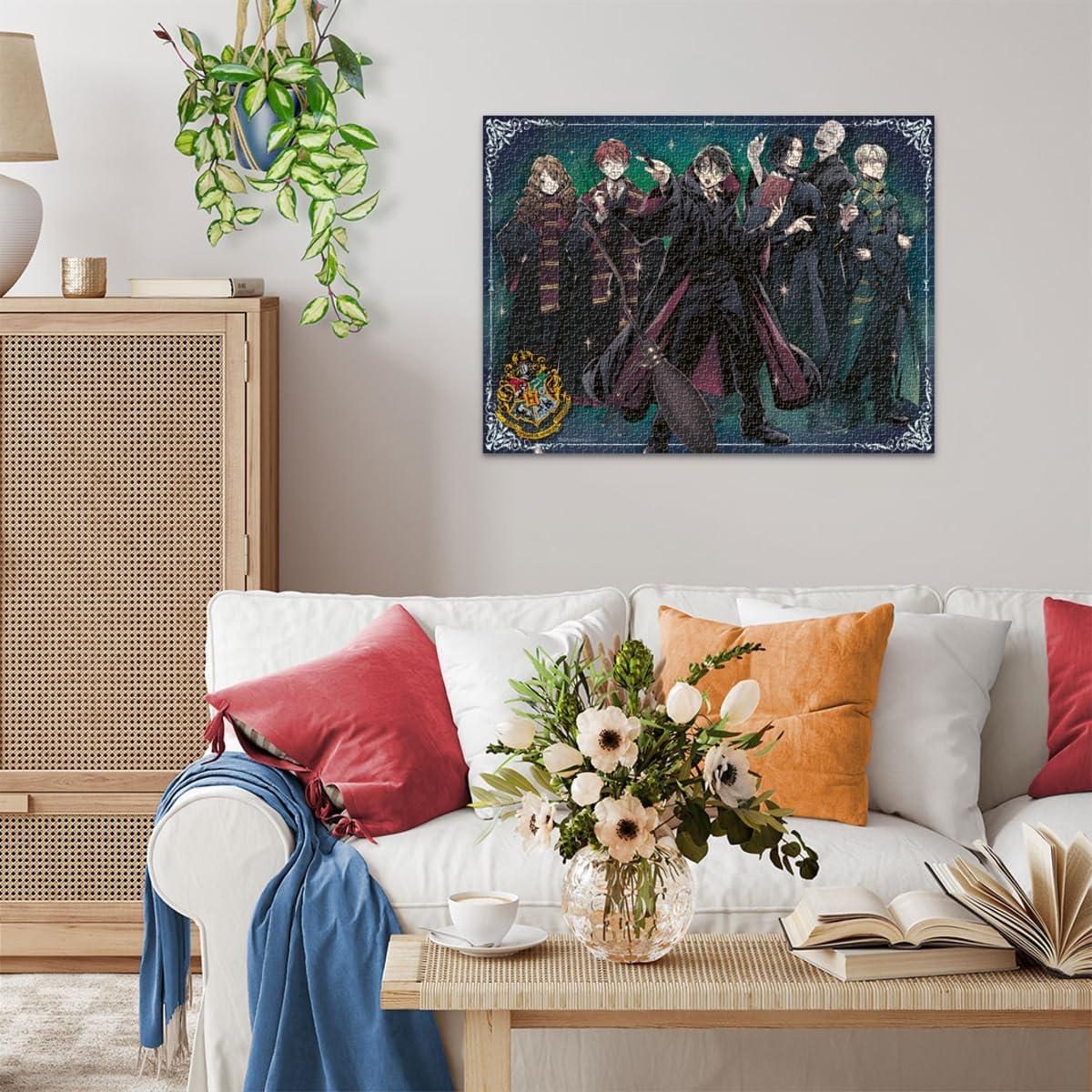 Rompecabezas Ravensburger Harry Potter 1500 Piezas - Gryffindor y Slytherin