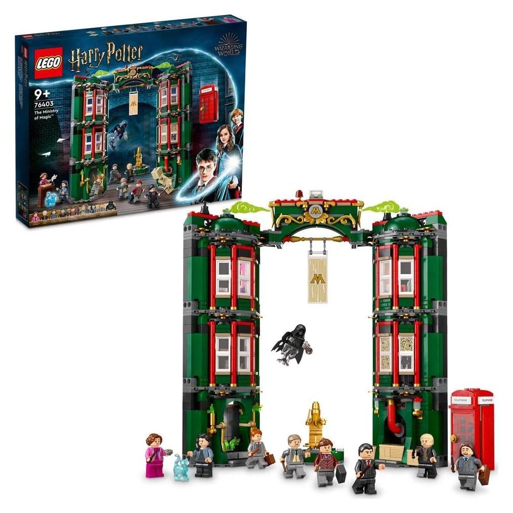 LEGO Harry Potter Ministerio de Magia 76403 con 12 Minifiguras