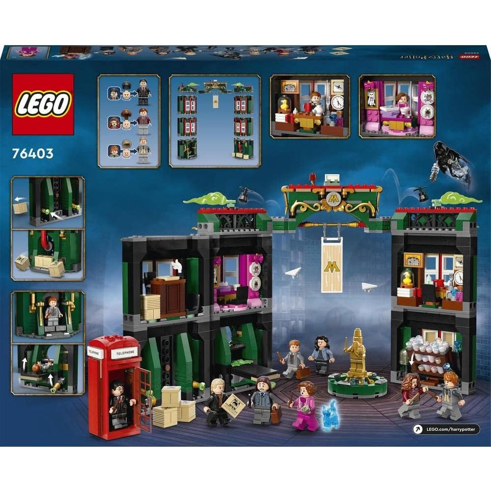 LEGO Harry Potter Ministerio de Magia 76403 con 12 Minifiguras