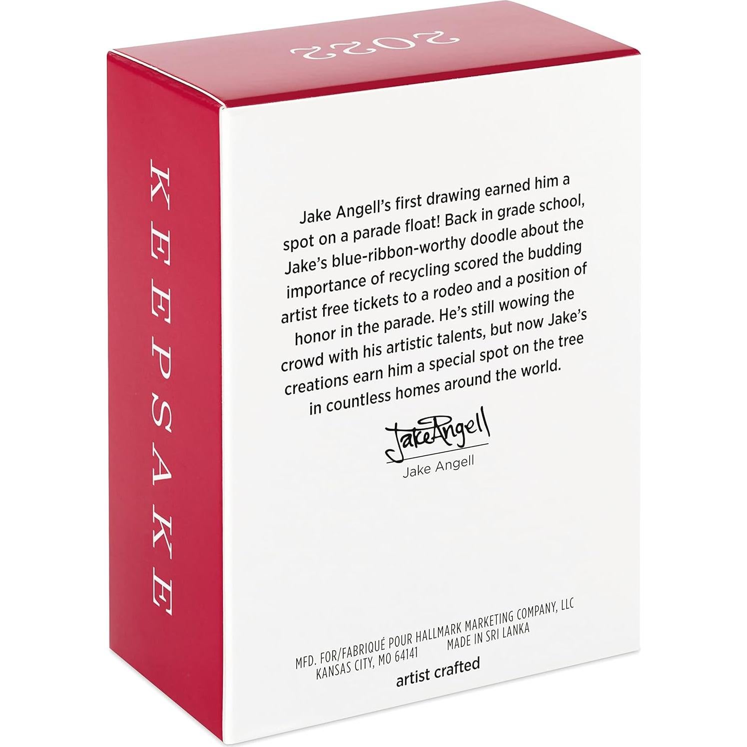 Adorno Navideño Miniatura Hallmark Harry Potter 2022 3.56x5.51cm