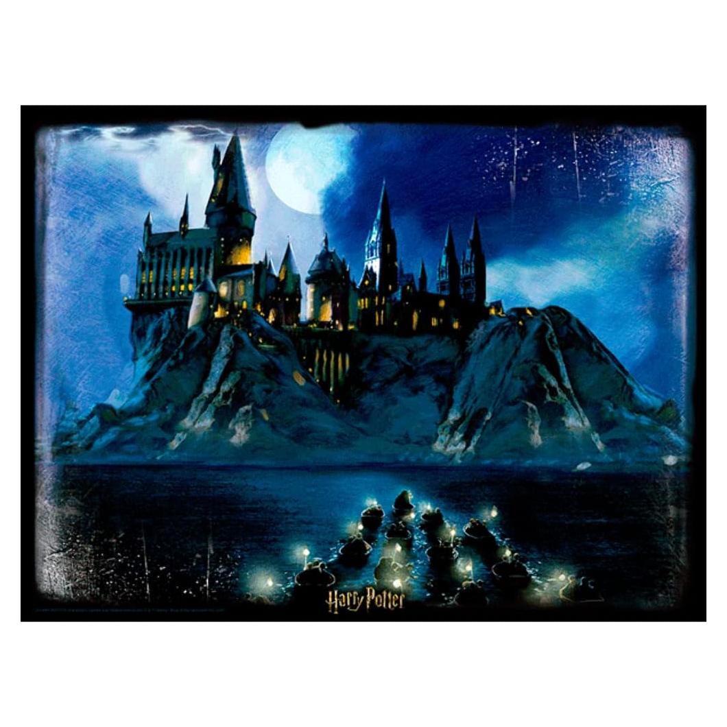 Rompecabezas 3D Lenticular Harry Potter Hogwarts 500 Piezas