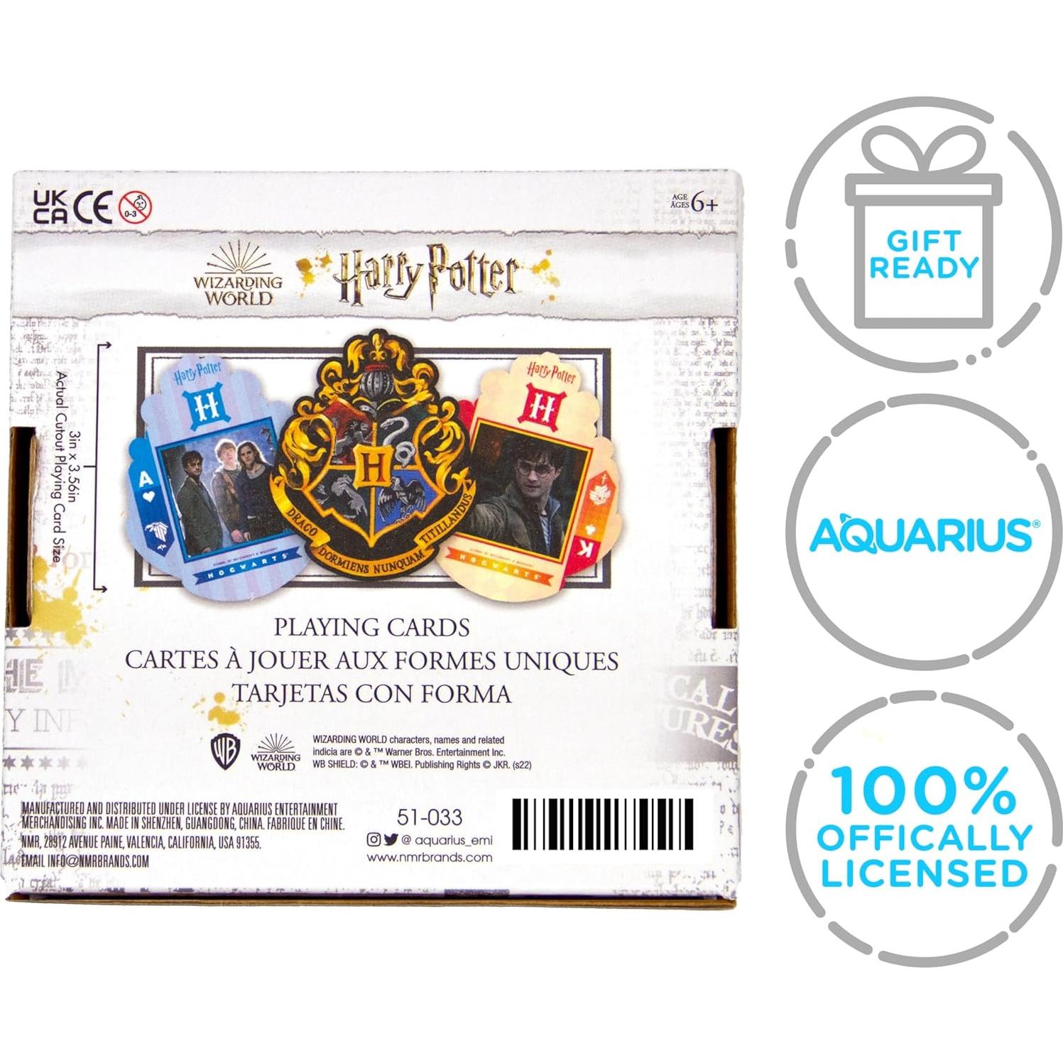 Mazo de Cartas de Juego Harry Potter AQUARIUS - 54 Cartas
