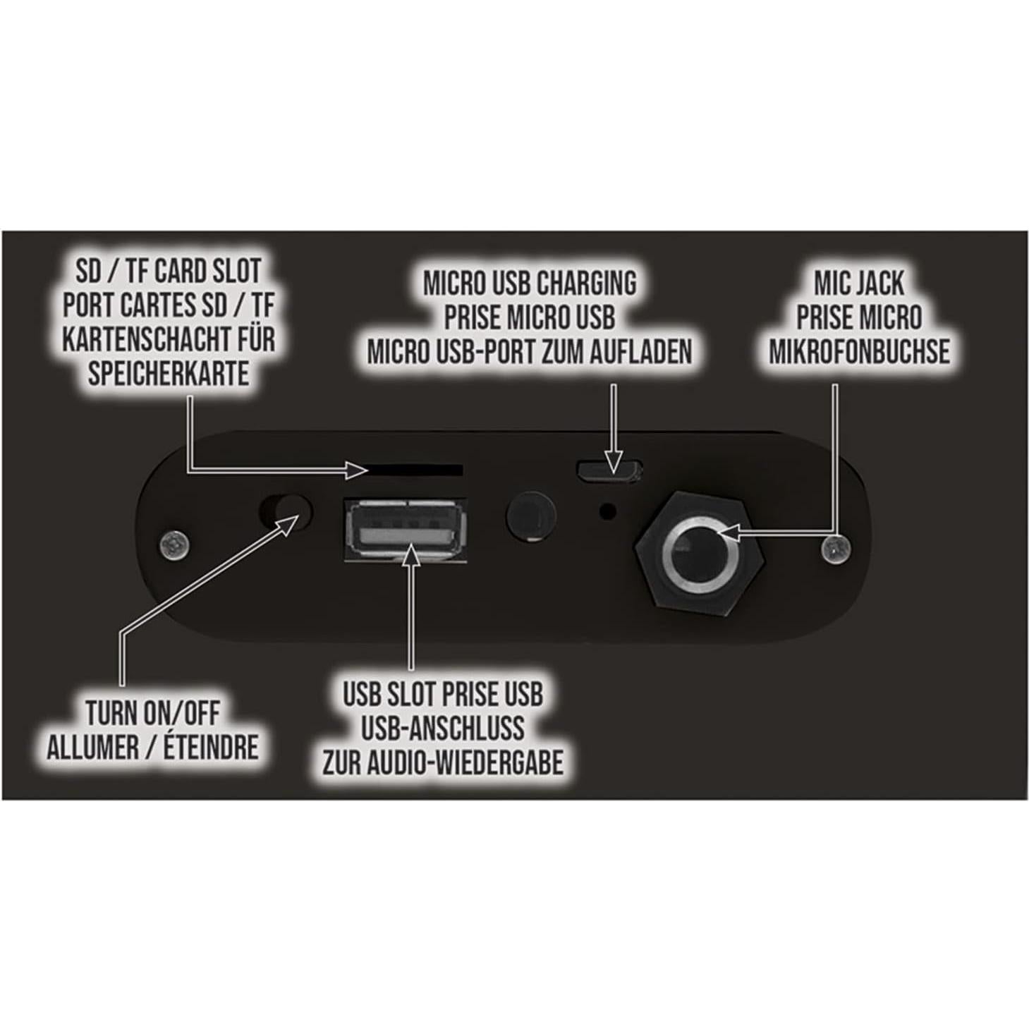 Altavoz Bluetooth Portátil Lexibook Harry Potter con Micrófono