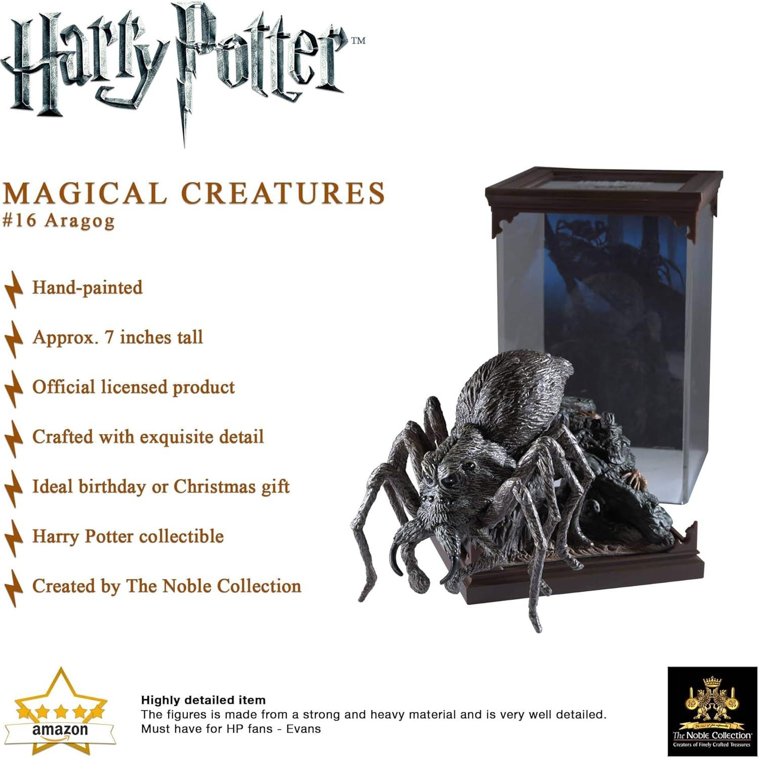 Figurita Aragog Harry Potter - Colección Noble Criaturas Mágicas