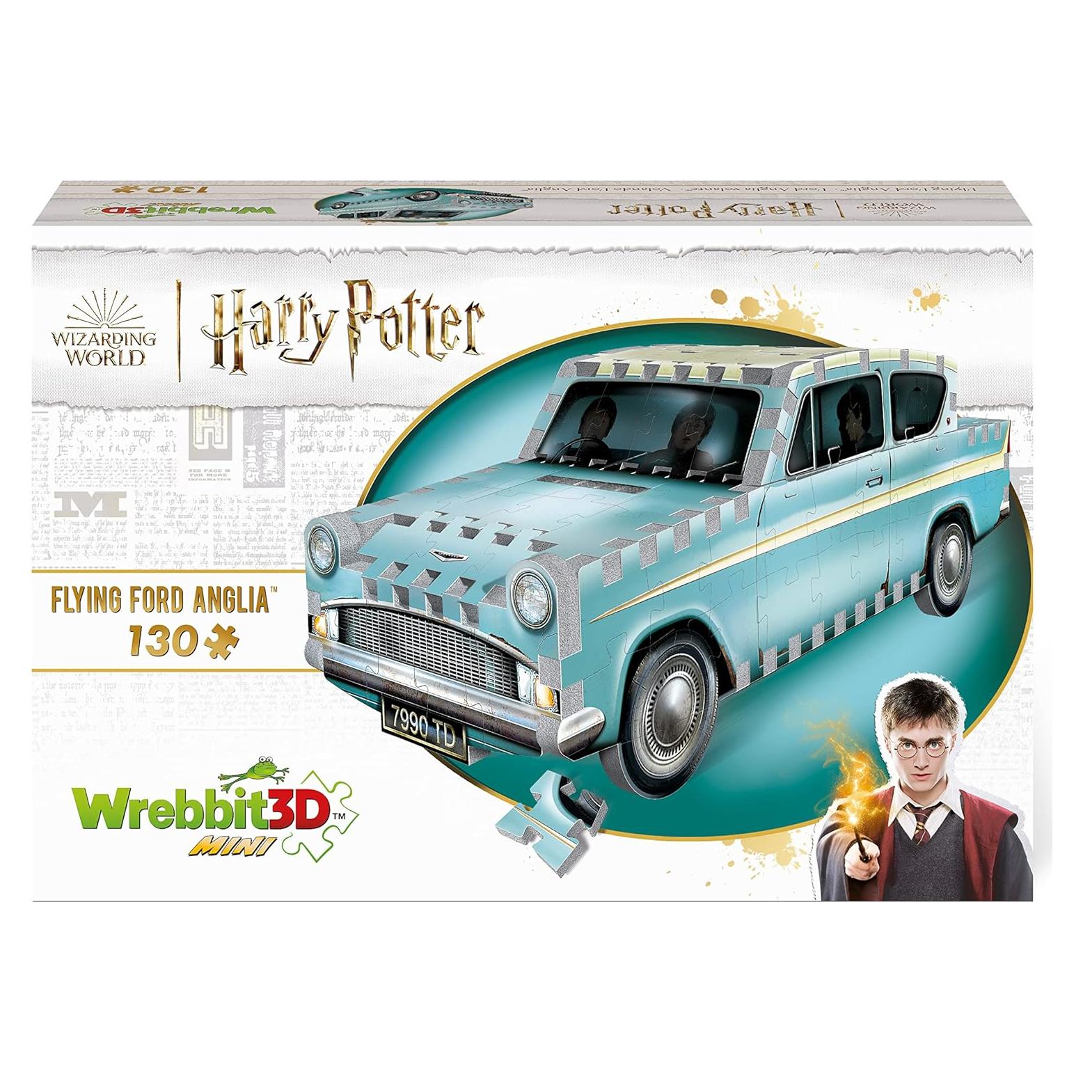 Rompecabezas 3D Wrebbit Ford Anglia Volador Mini 130 Piezas