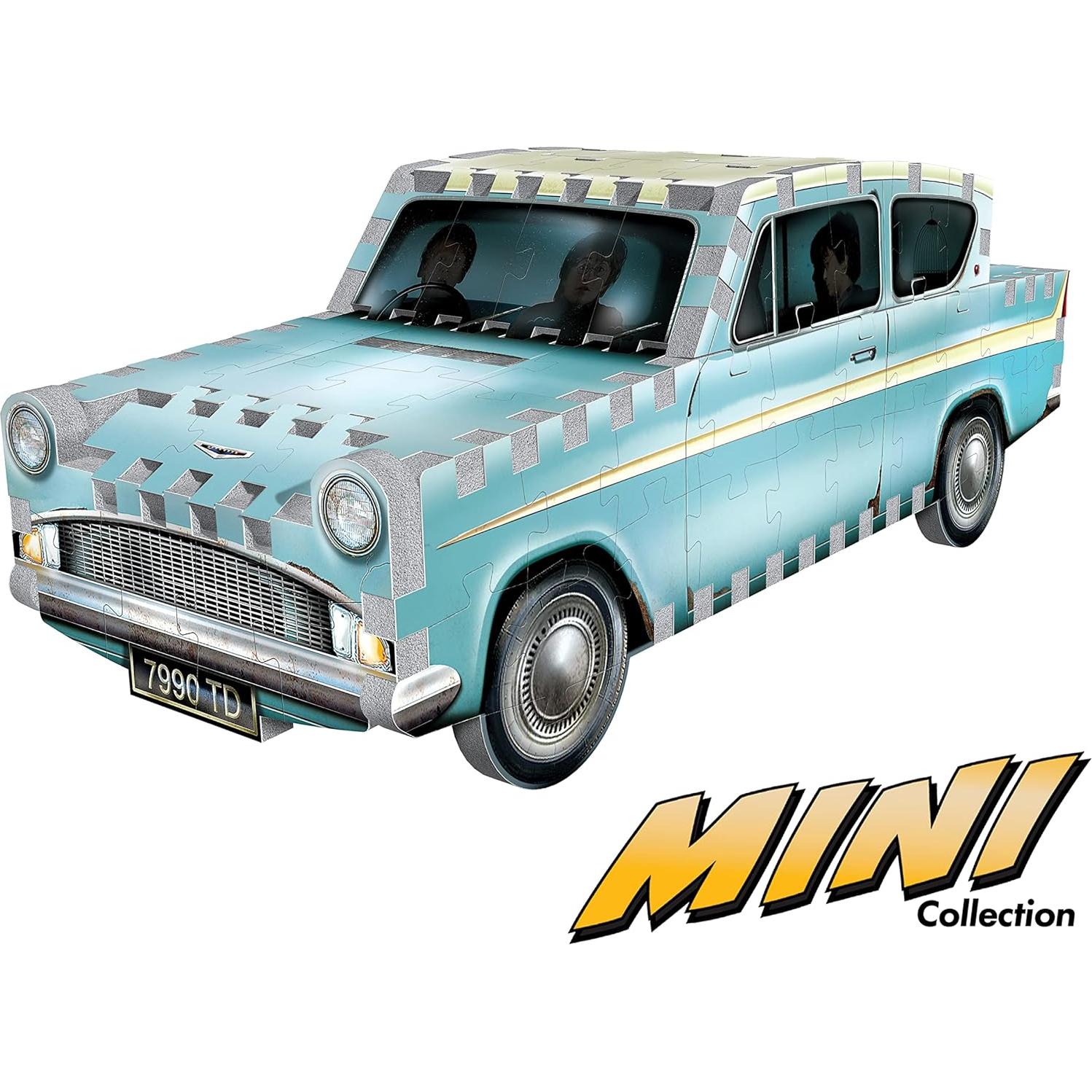 Rompecabezas 3D Wrebbit Ford Anglia Volador Mini 130 Piezas