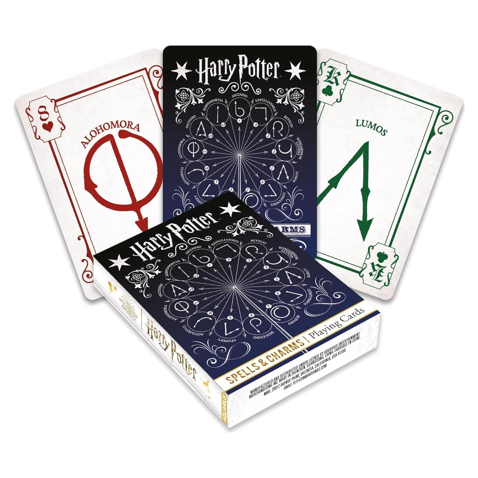 Baraja de Cartas Harry Potter AQUARIUS - 108.86g, 1.91x6.35x8.89cm