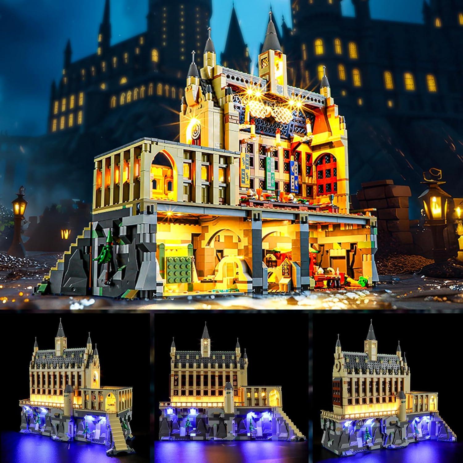 Kit de Luz LED YEABRICKS para Castillo de Hogwarts 76435