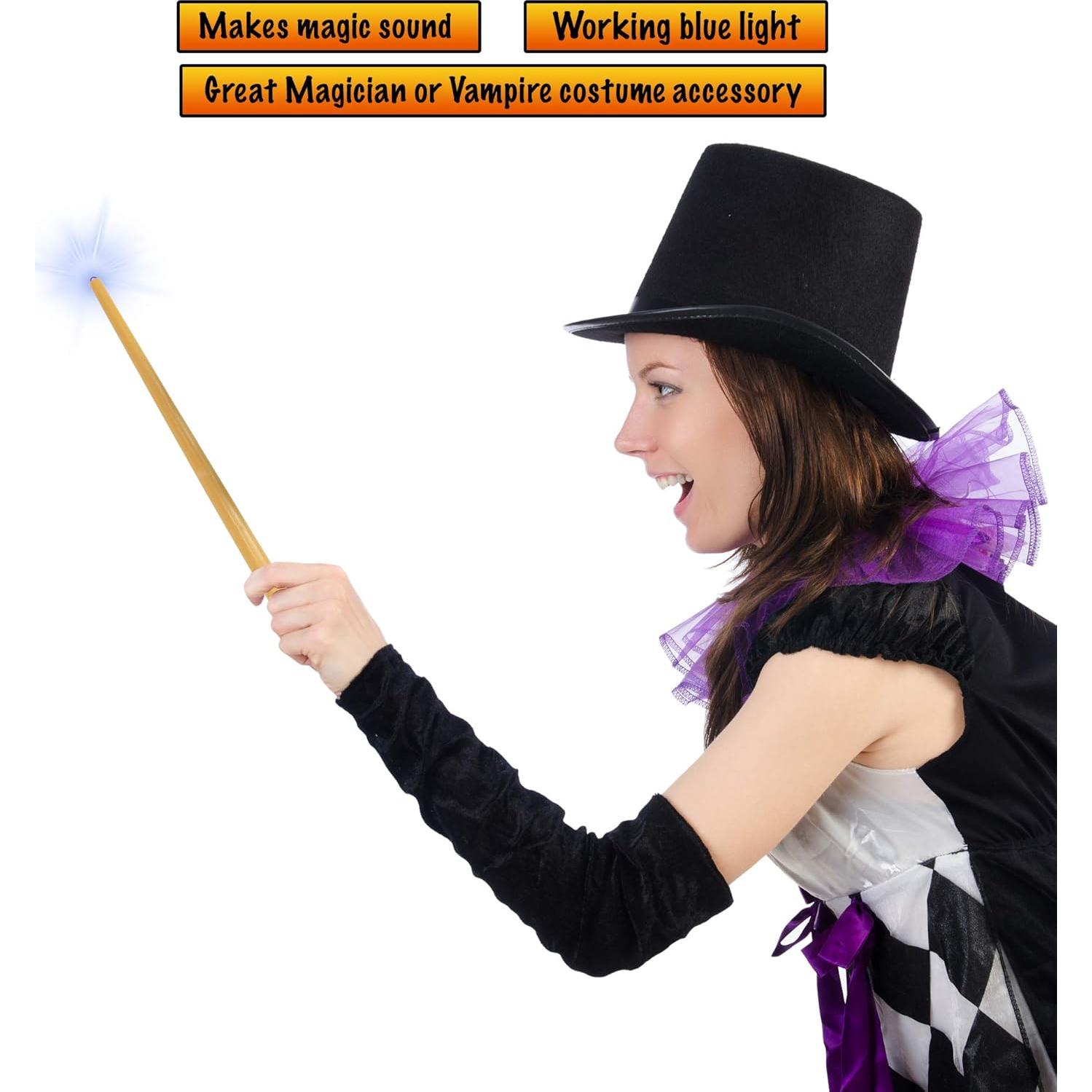 Varita Mágica Iluminada Skeleteen con Sonidos - 41.91 cm