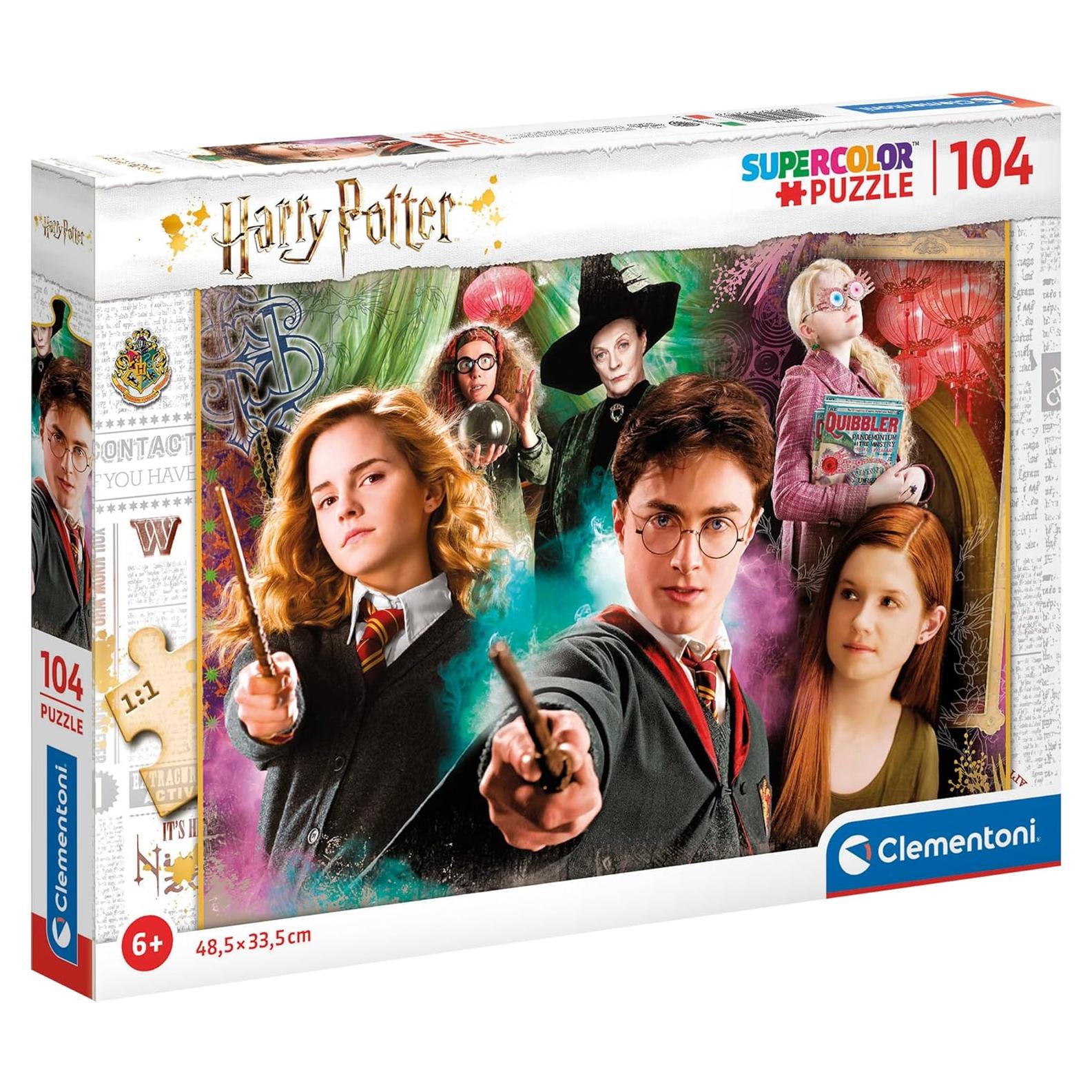 Puzzle Clementoni Supercolor Harry Potter 104 Piezas 34.3x25 cm