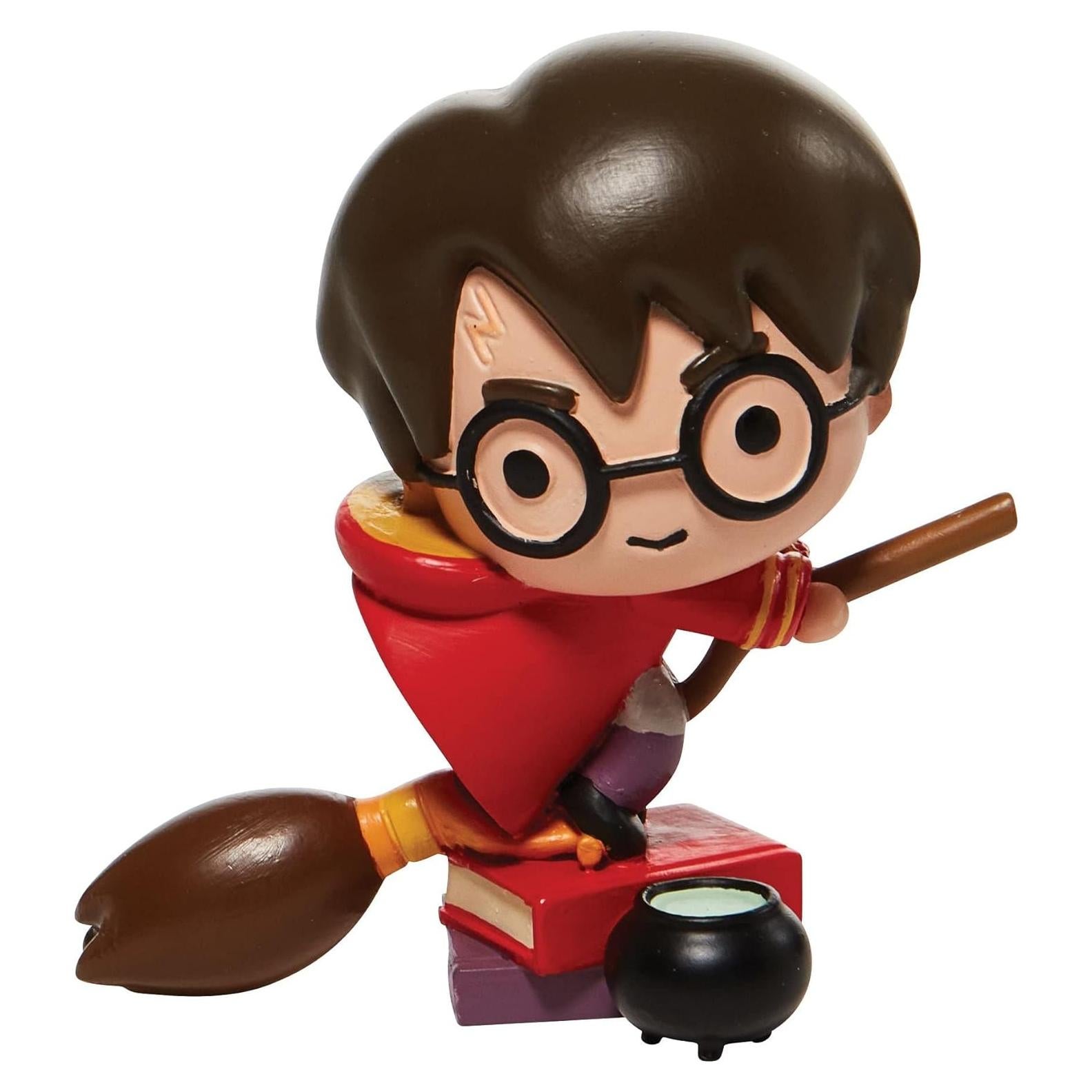 Figura Enesco Harry Potter Montando en Escoba 8.2 cm