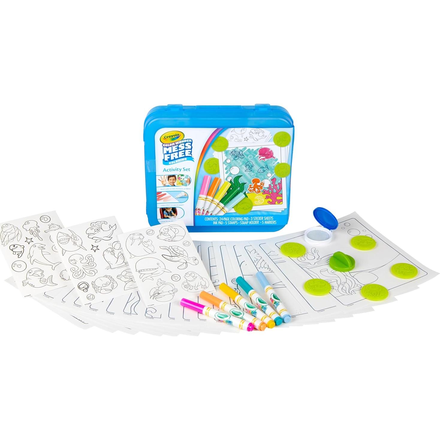Kit de Arte Crayola Color Wonder 30 Piezas Sin Desorden