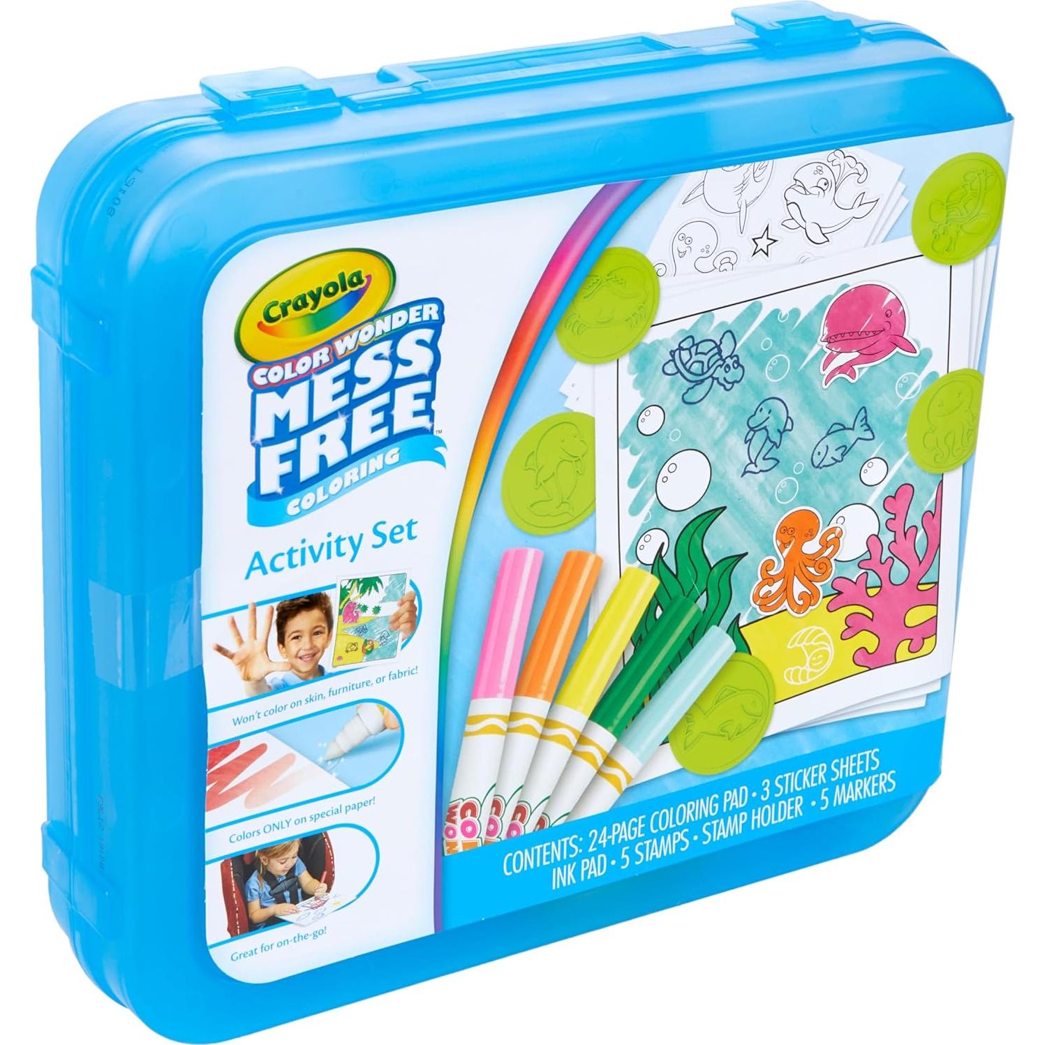 Kit de Arte Crayola Color Wonder 30 Piezas Sin Desorden